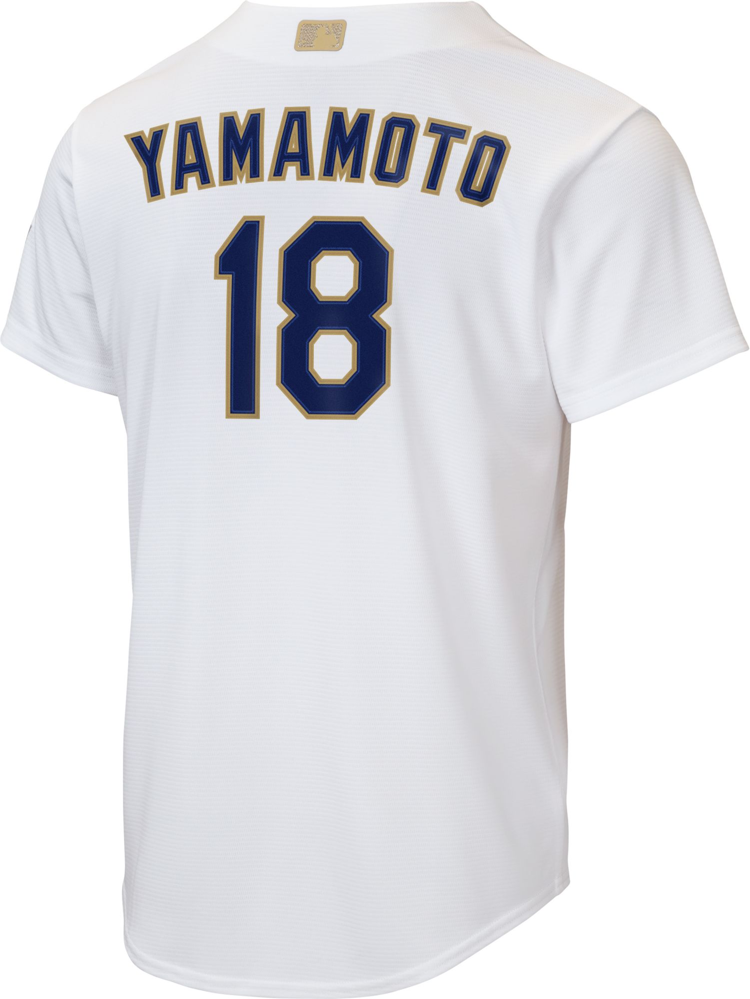Nike Youth Los Angeles Dodgers Yoshinobu Yamamoto #18 2026 Gold Collection Limited Jersey product image