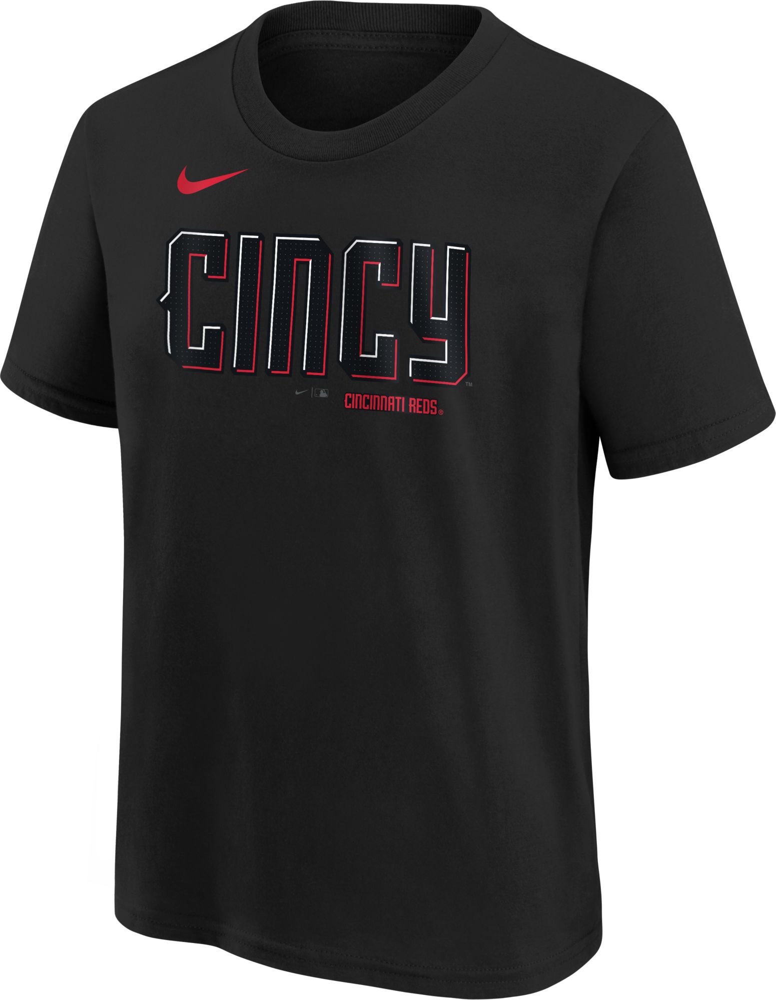 Nike Youth Cincinnati Reds City Connect Elly De La Cruz #44 Black T-Shirt product image