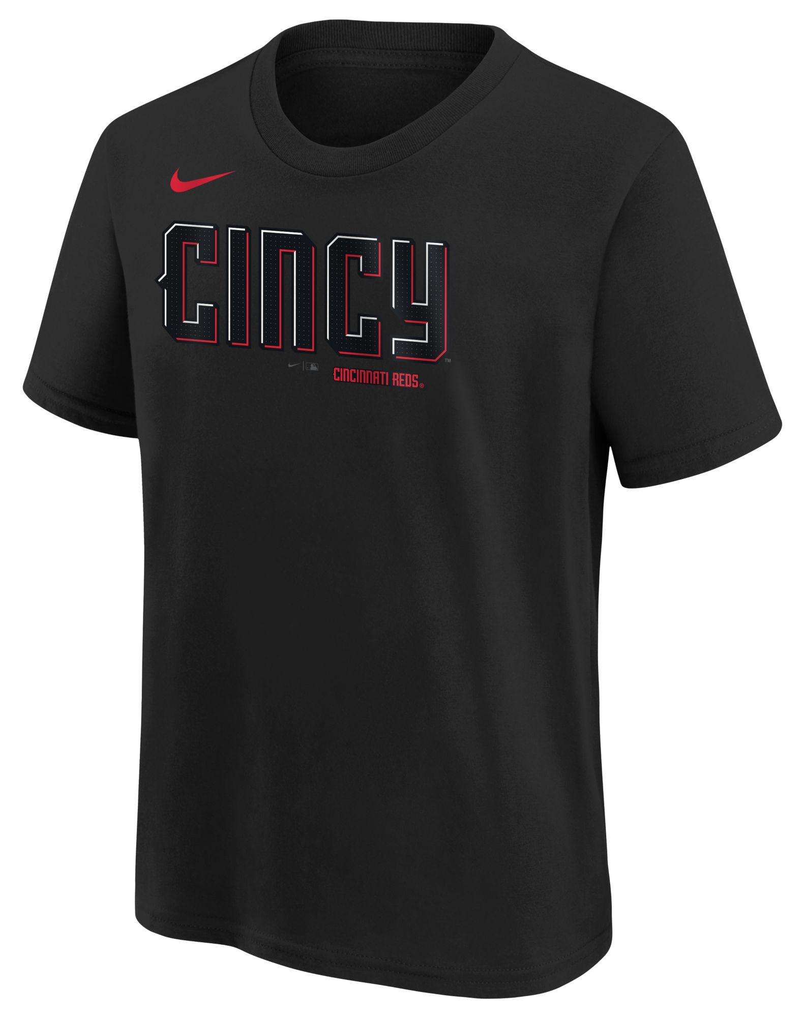 Nike Youth Cincinnati Reds Hunter Greene #21 Black T-Shirt product image