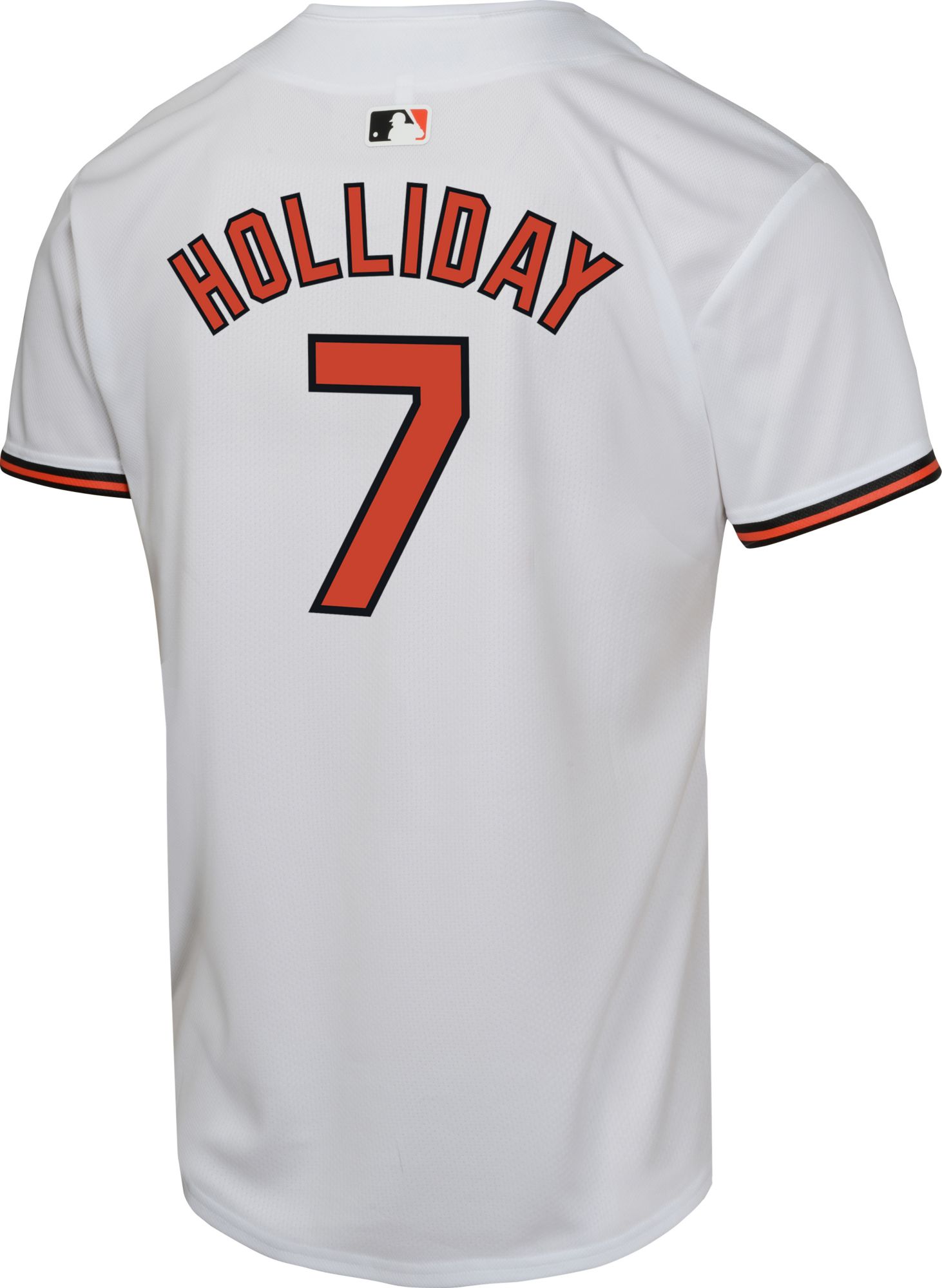 Nike Youth Replica Baltimore Orioles Jackson Holliday #7 White Game Cool Base Jersey product image