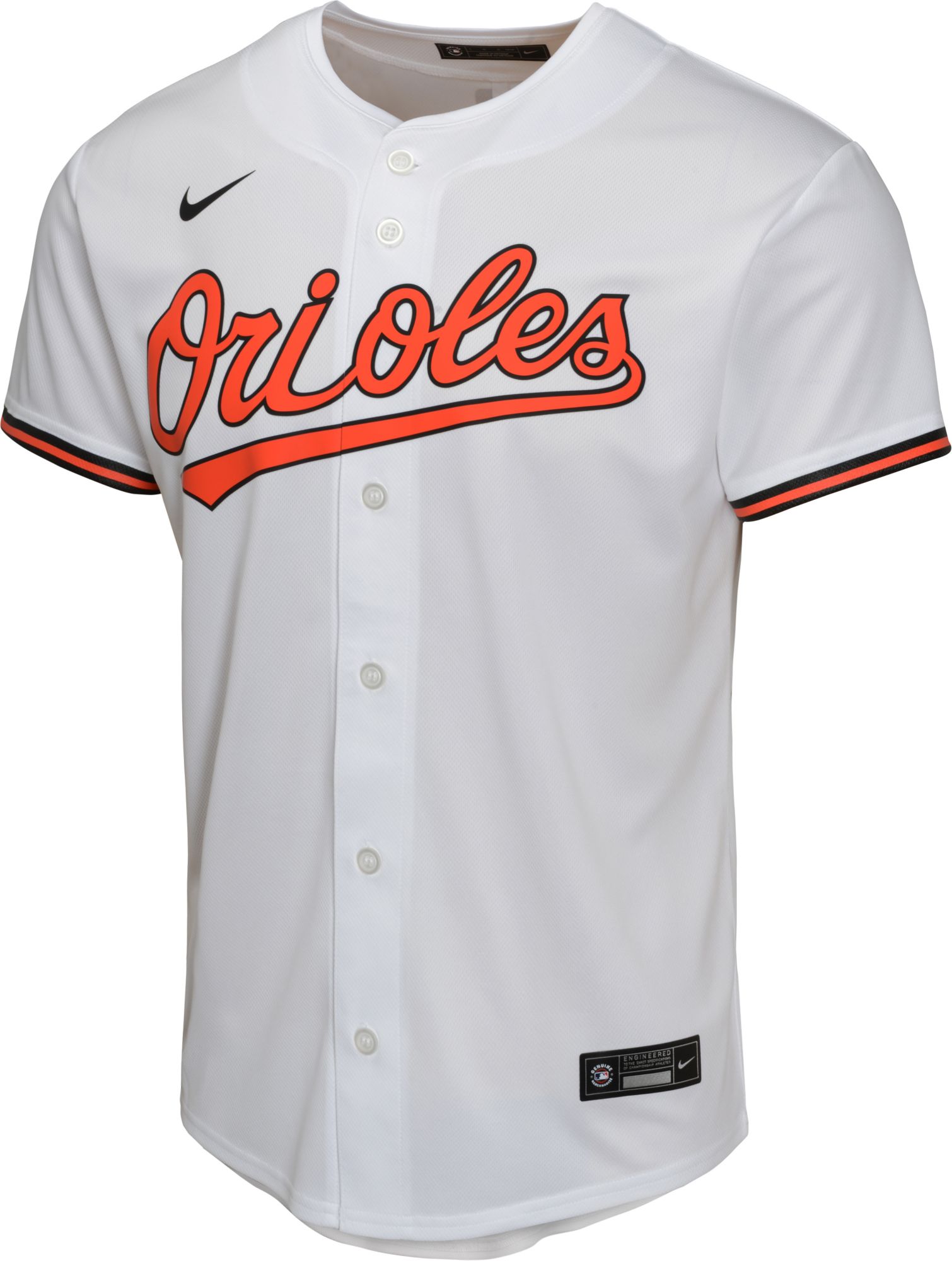 Nike Youth Replica Baltimore Orioles Jackson Holliday #7 White Game Cool Base Jersey product image