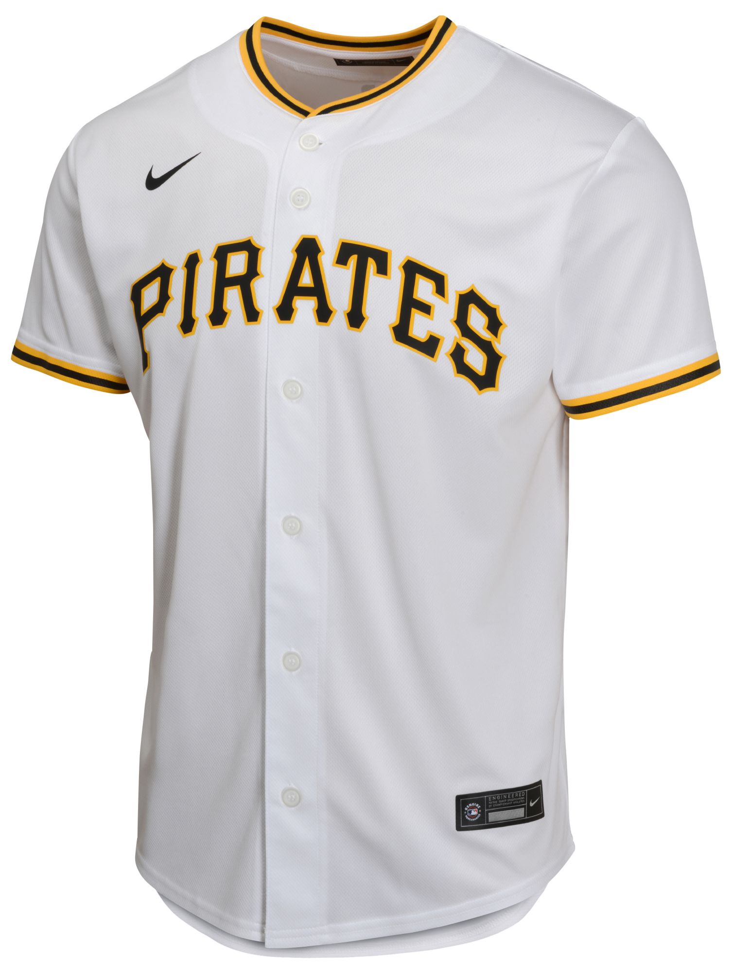 NCAA Boys' Pittsburgh Pirates White Konnor Griffin #6 Game Jersey product image