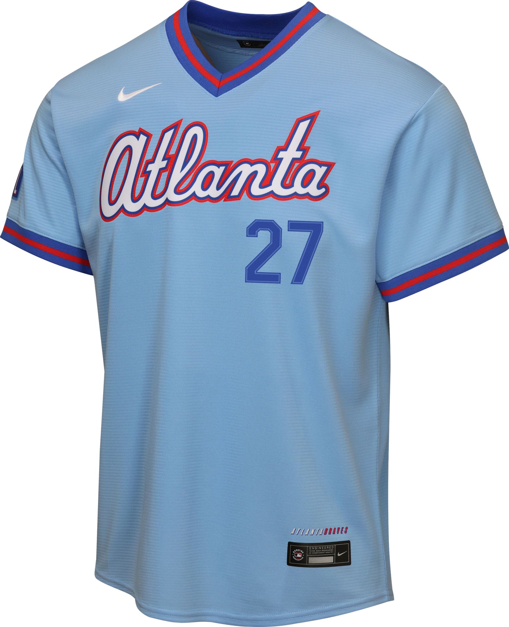 Nike Youth Atlanta Braves Austin Riley #27 2026 City Connect Homerun Jersey product image