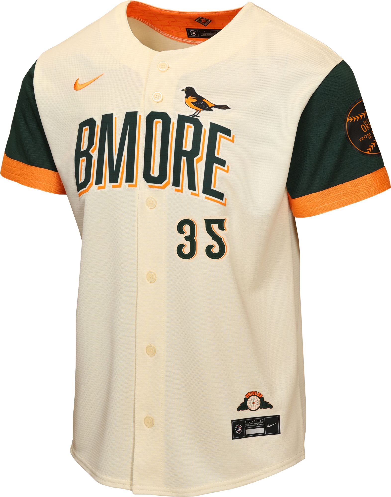 Nike Youth Baltimore Orioles Adley Rutschman #35 2026 City Connect Homerun Jersey product image