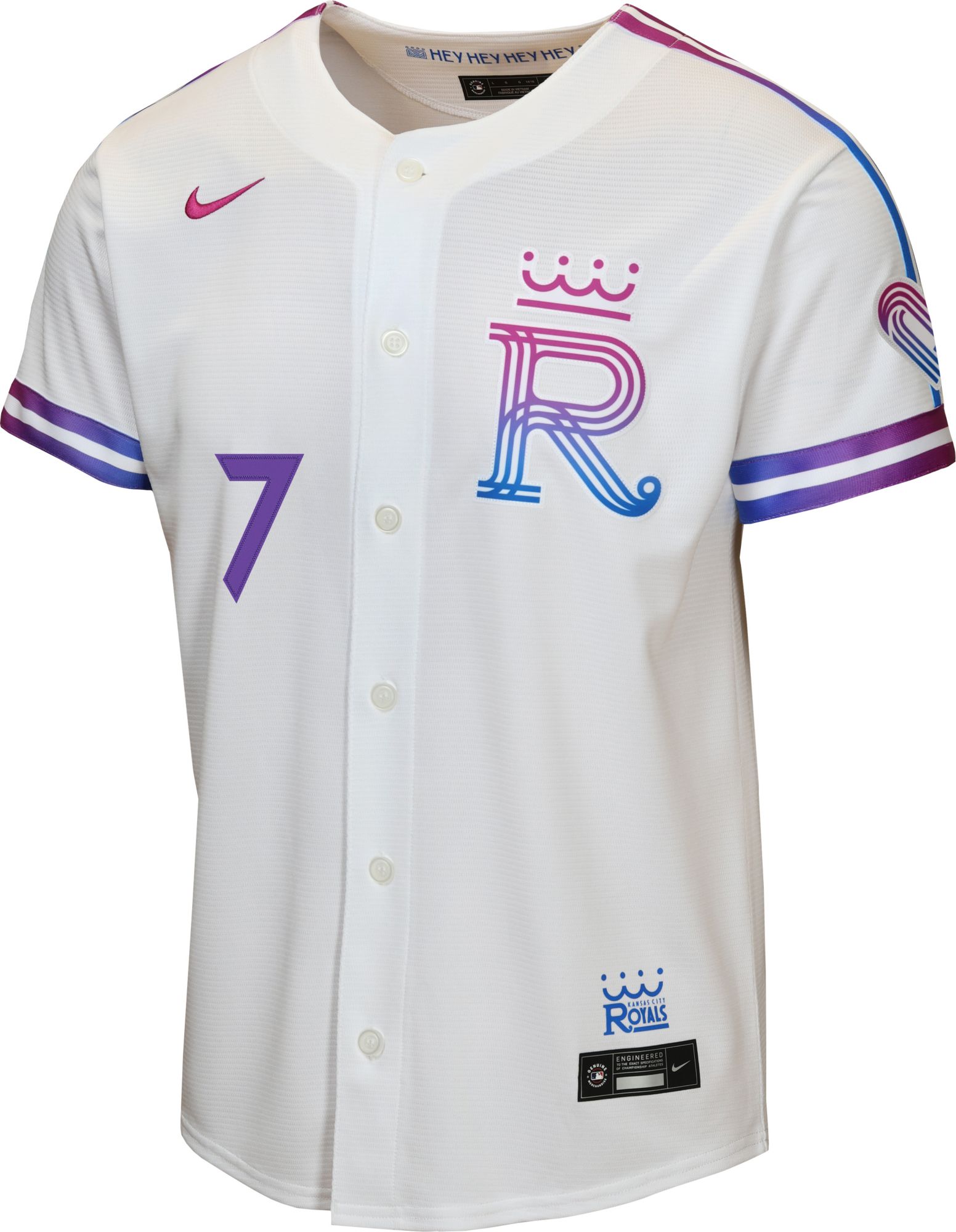 Nike Youth Kansas City Royals Bobby Witt Jr. #7 2026 City Connect Homerun Jersey product image