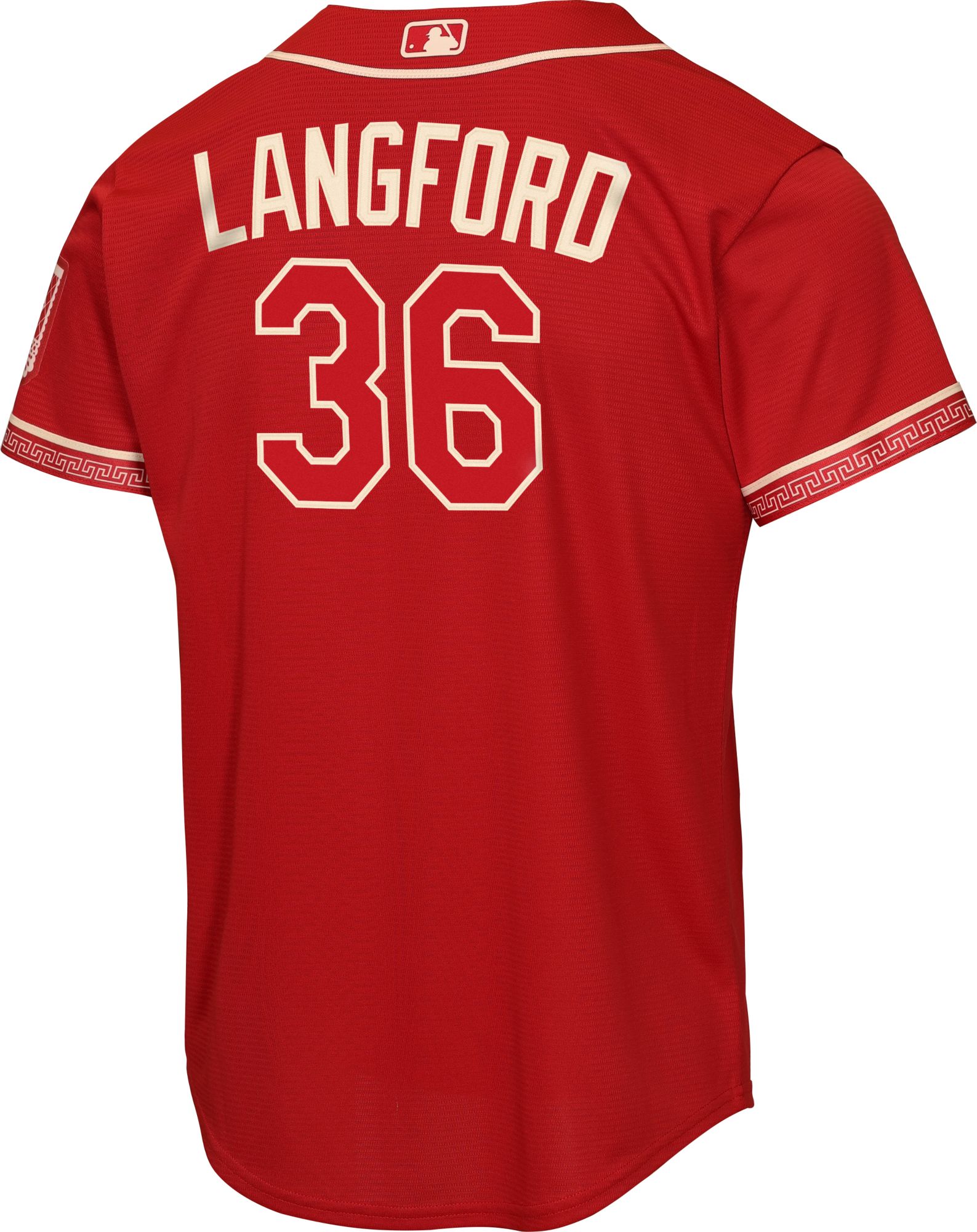 Nike Youth Texas Rangers Wyatt Langford #36 2026 City Connect Homerun Jersey product image
