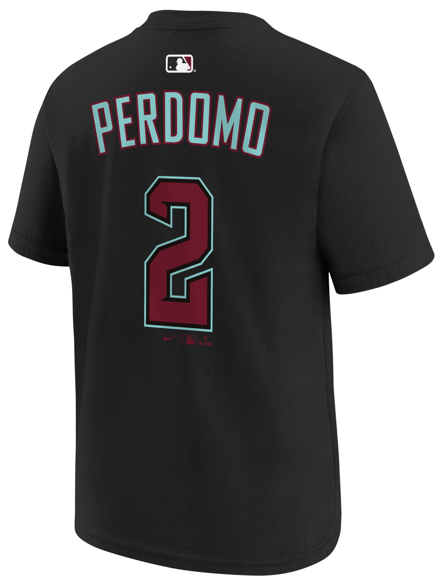 Nike Youth Arizona Diamondbacks Geraldo Perdomo #2 Black Home T-Shirt product image