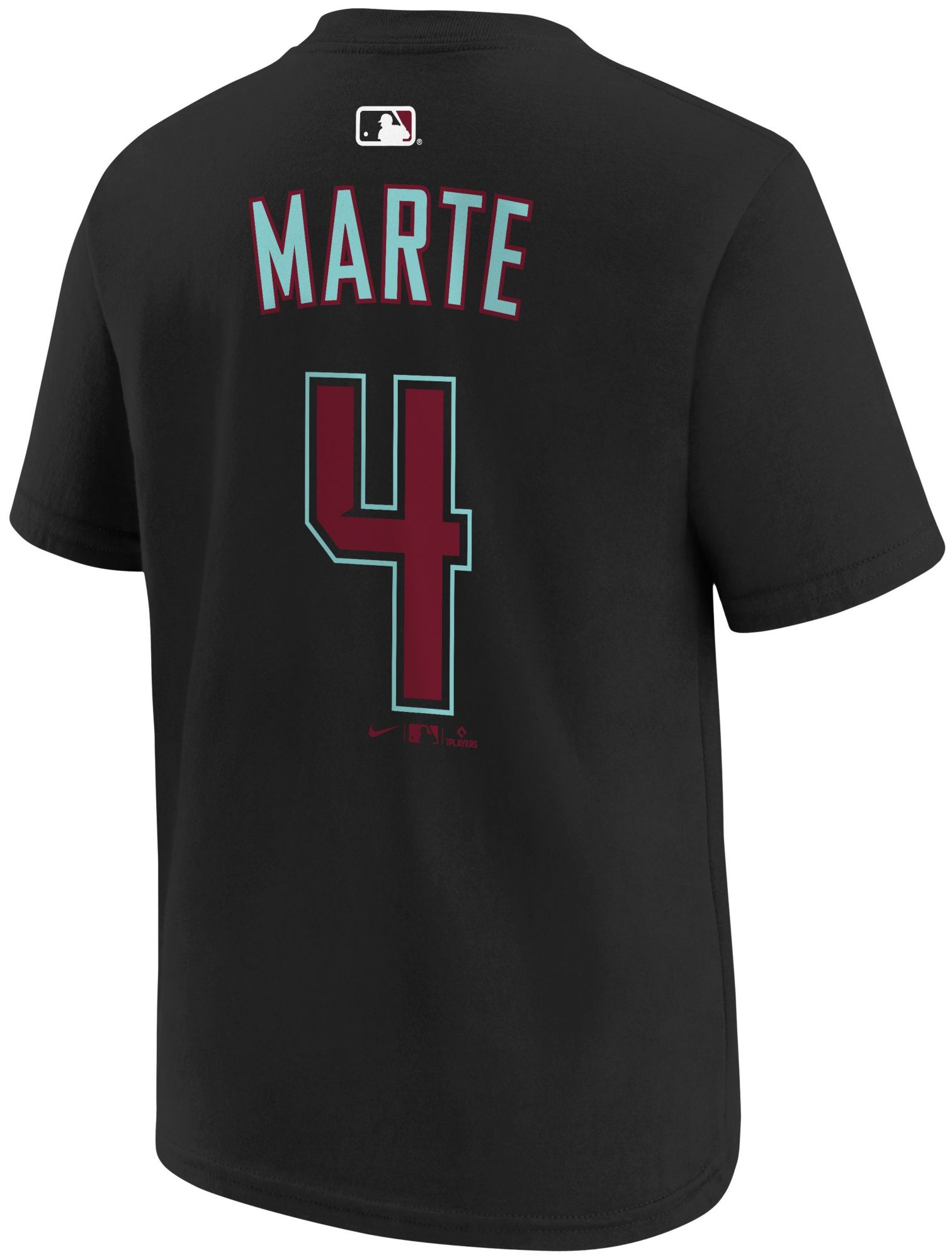 Nike Youth Arizona Diamondbacks Ketel Marte #4 Black Home T-Shirt product image