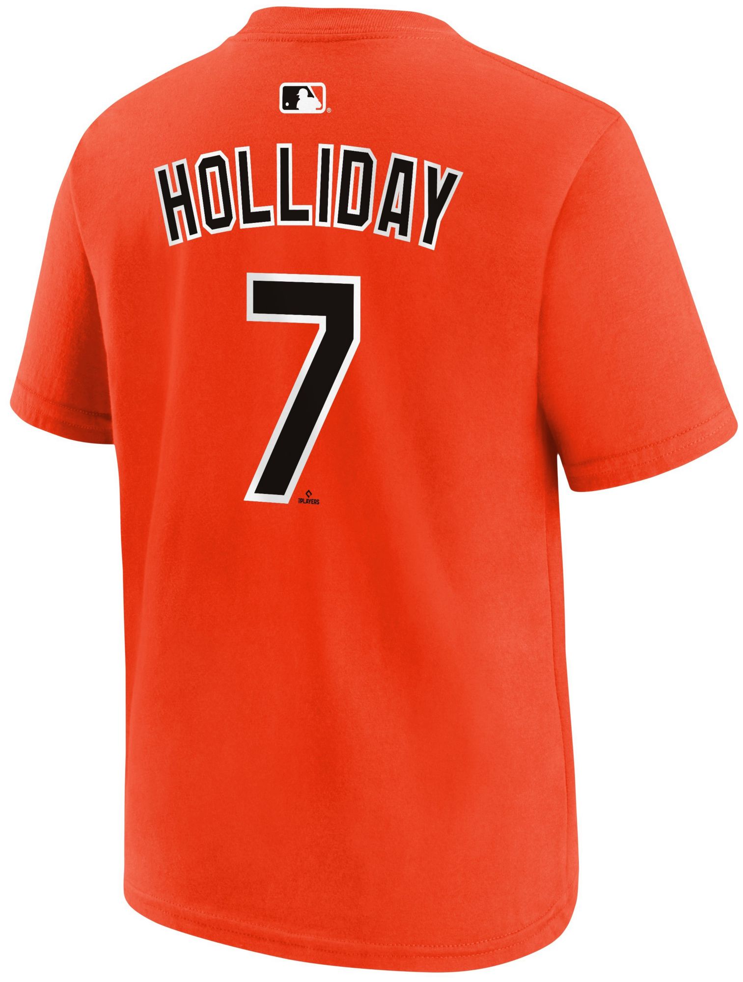 Nike Youth Baltimore Orioles Jackson Holliday #7 Orange Home T-Shirt product image