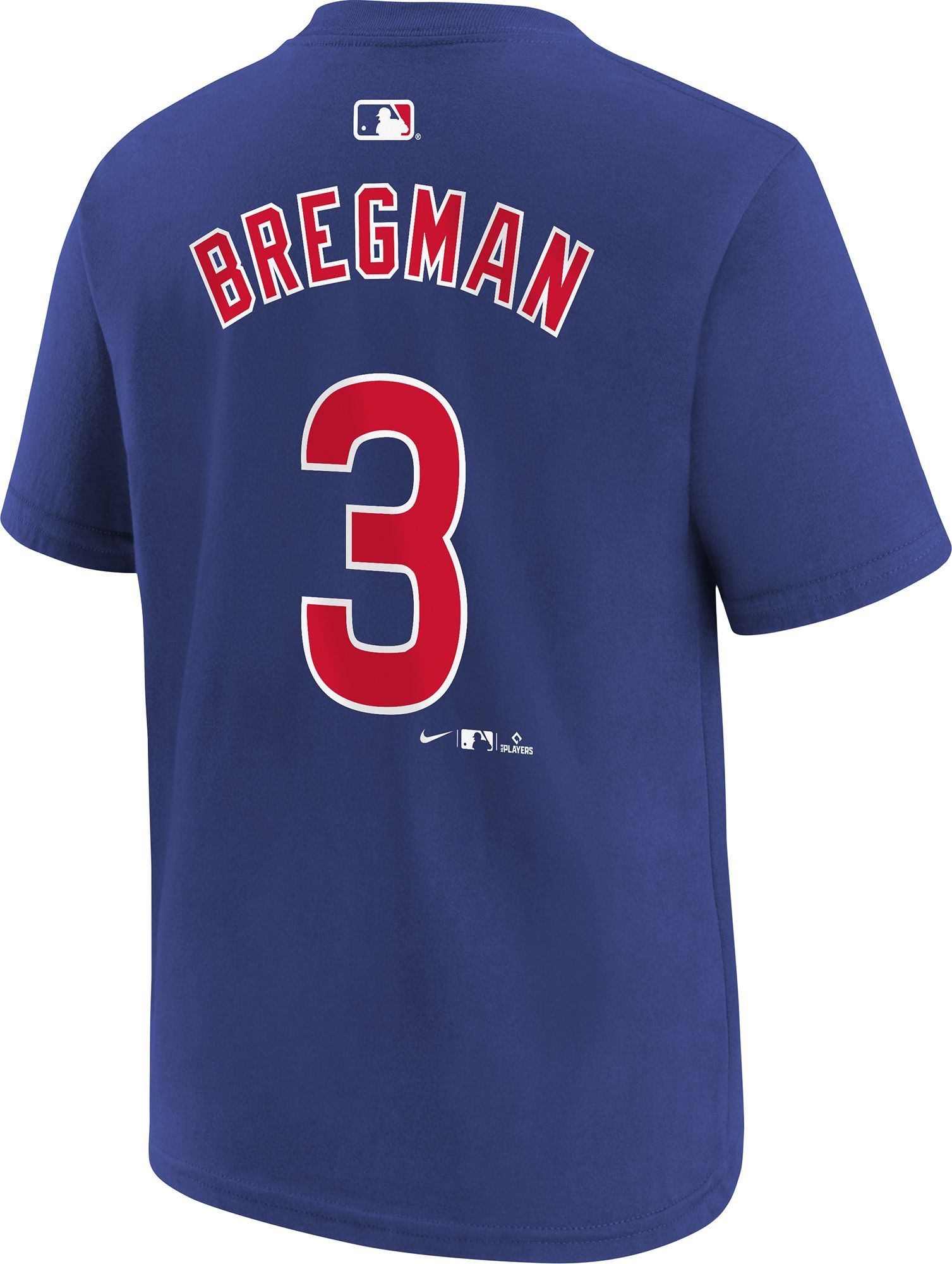 Nike Youth Chicago Cubs Alex Bregman #3 Blue Home T-Shirt product image