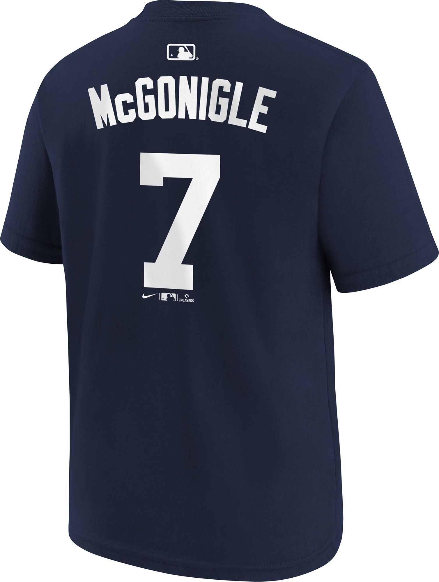 Nike Boys' Detroit Tigers Navy Kevin McGonigle #7 Home T-Shirt product image