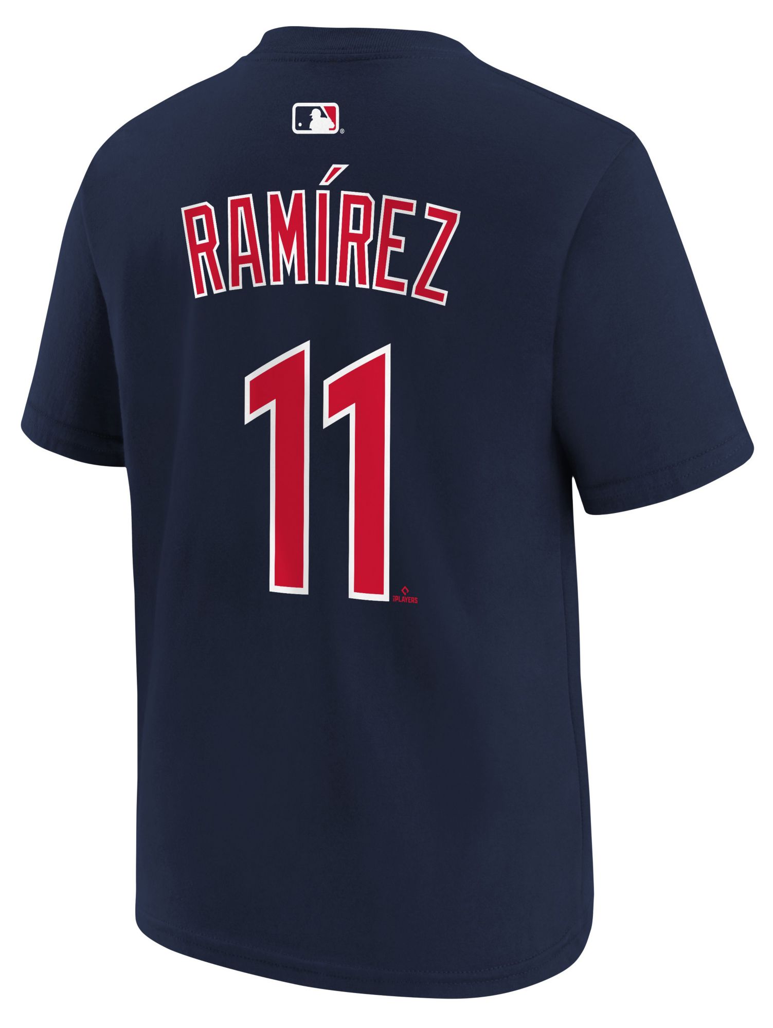 Nike Youth Cleveland Guardians José Ramírez #11 Navy Home T-Shirt product image