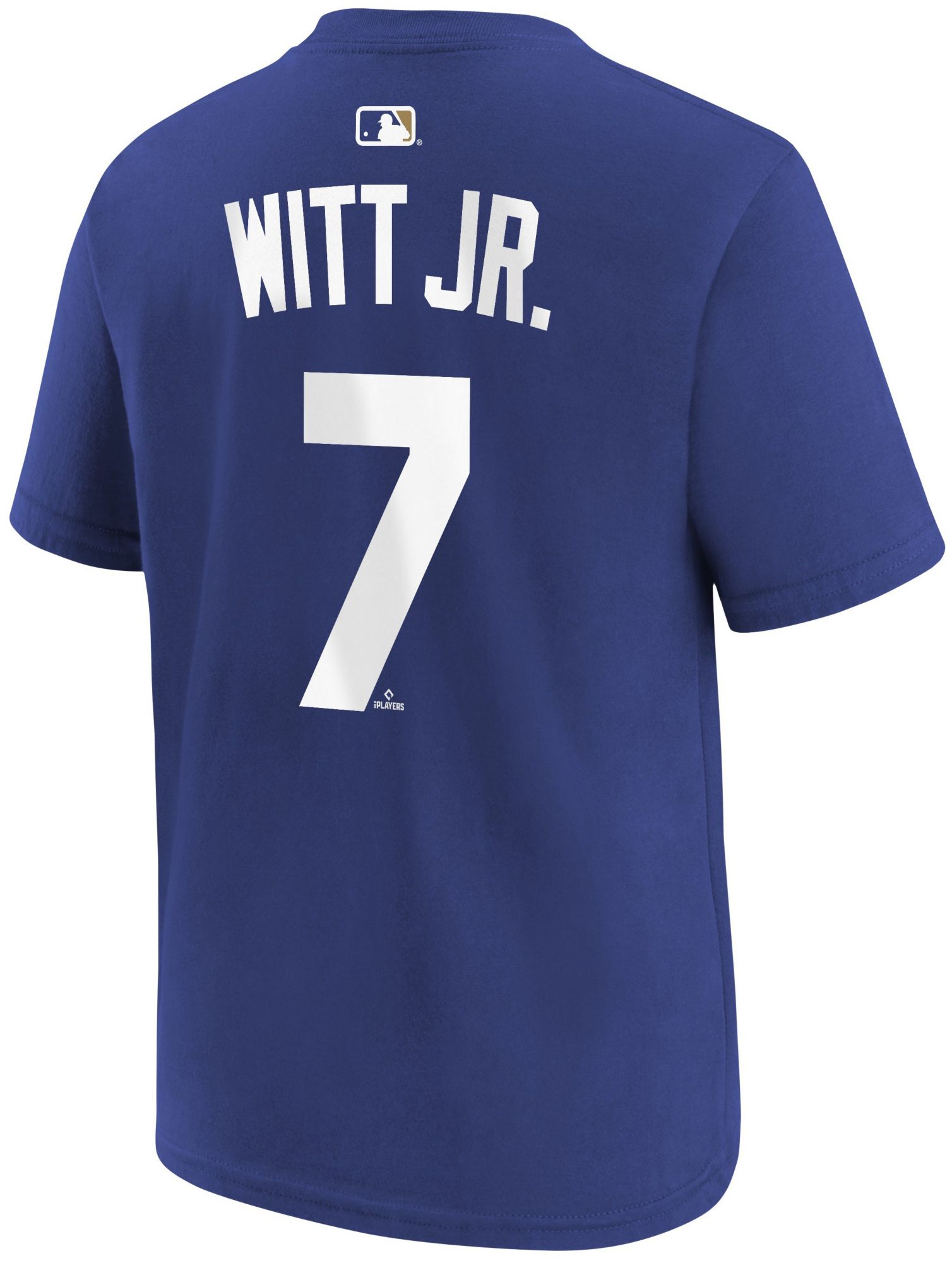 Nike Youth Kansas City Royals Bobby Witt Jr. #7 Blue Home T-Shirt product image