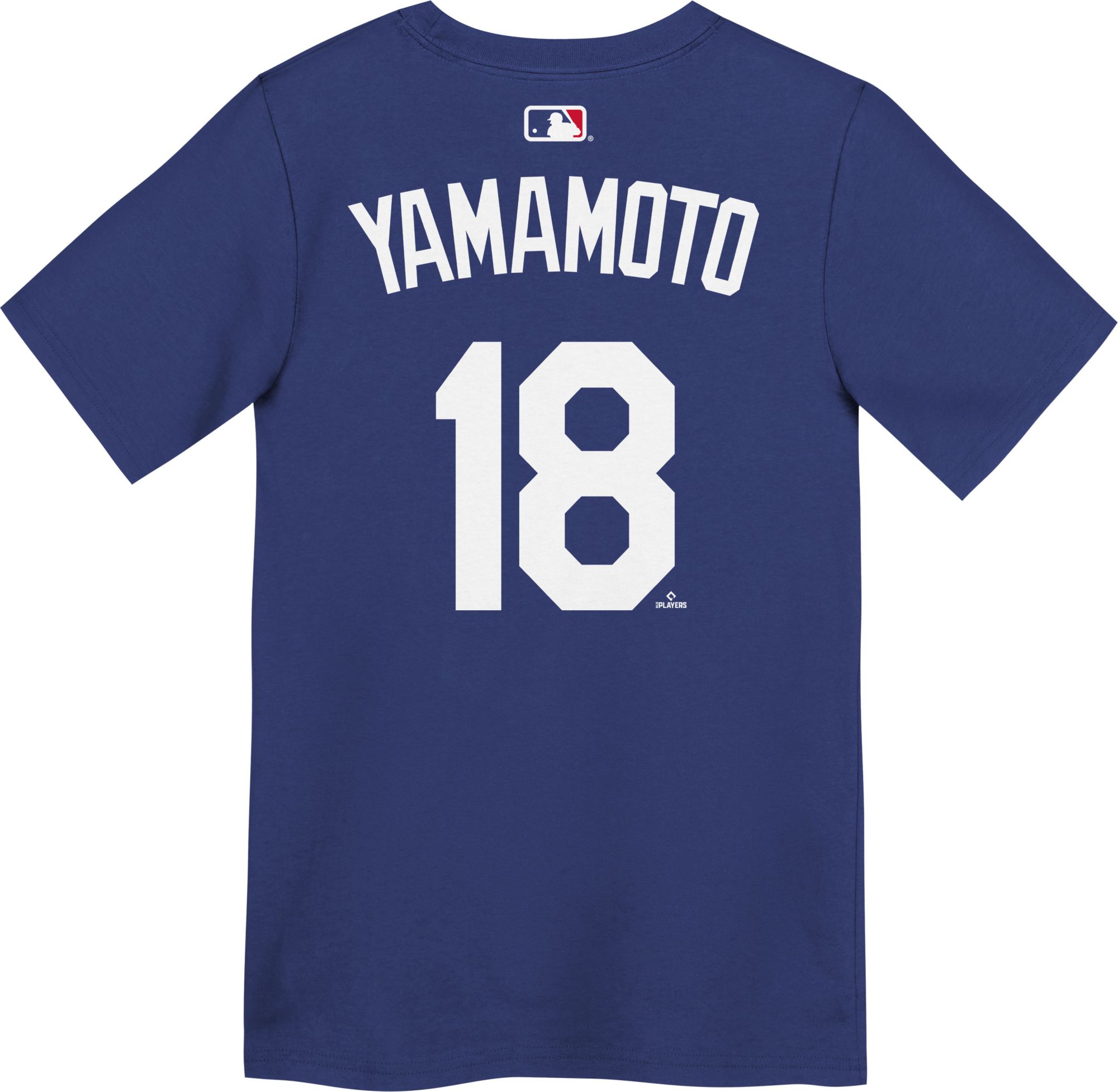 Outerstuff Boys' Los Angeles Dodgers Blue Yoshinobu Yamamoto #18 Home T-Shirt product image