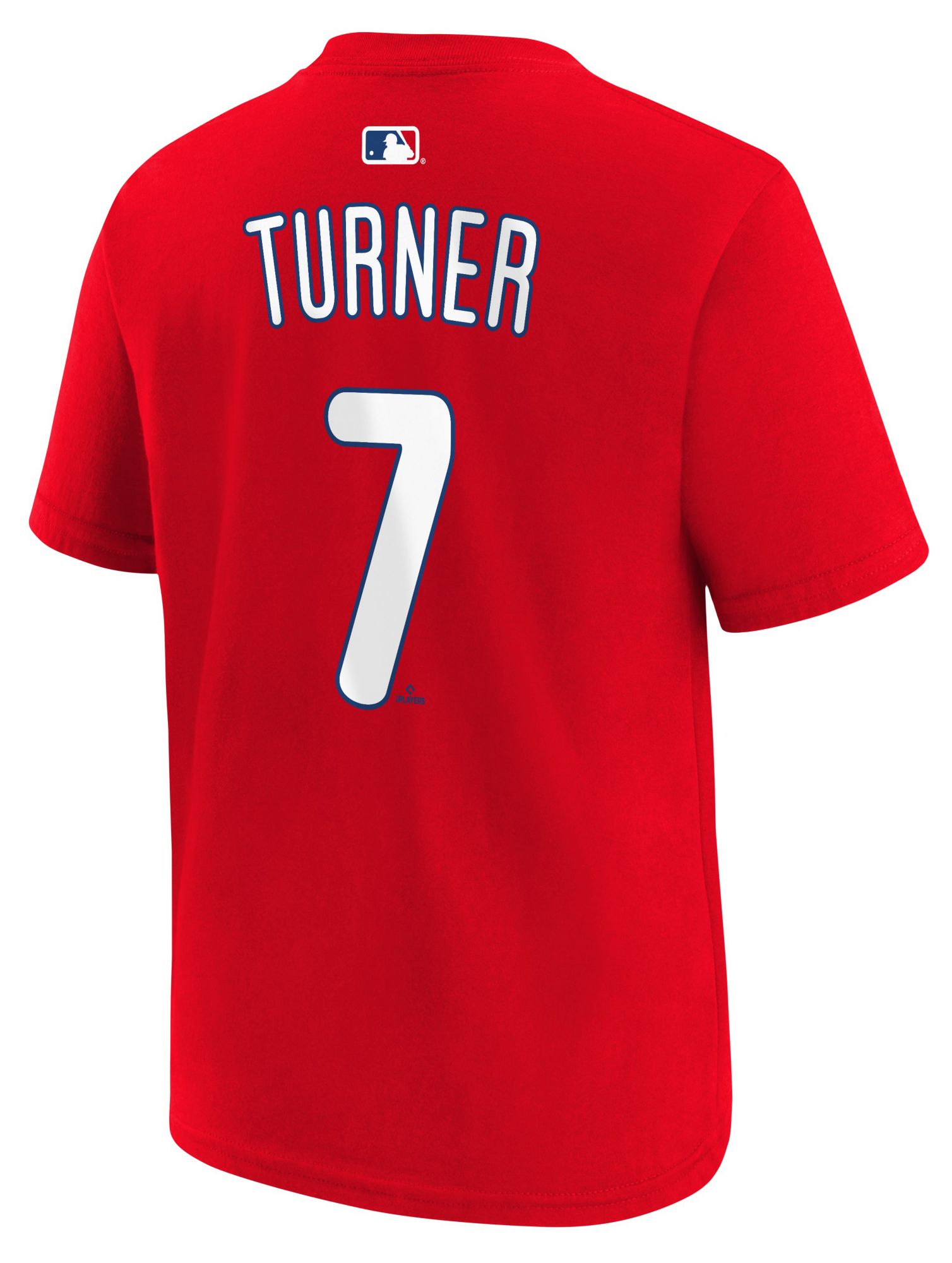 Nike Youth Philadelphia Phillies Red Trea Turner #7 Home T-Shirt product image