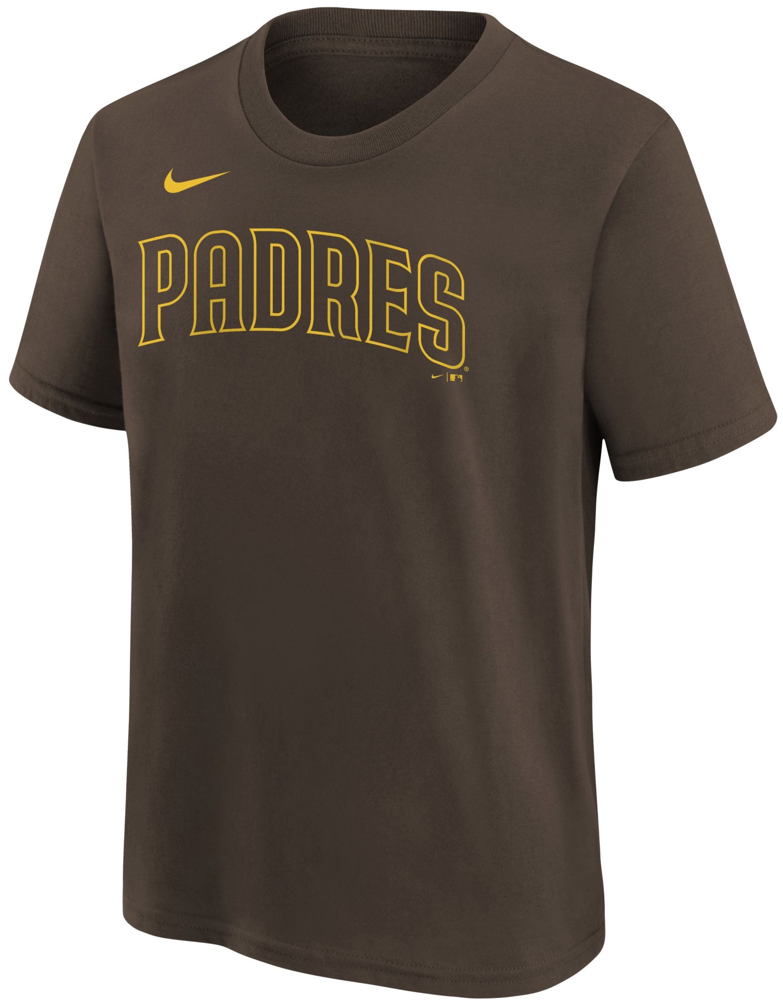 Nike Youth San Diego Padres Jackson Merrill #3 Brown Home T-Shirt product image