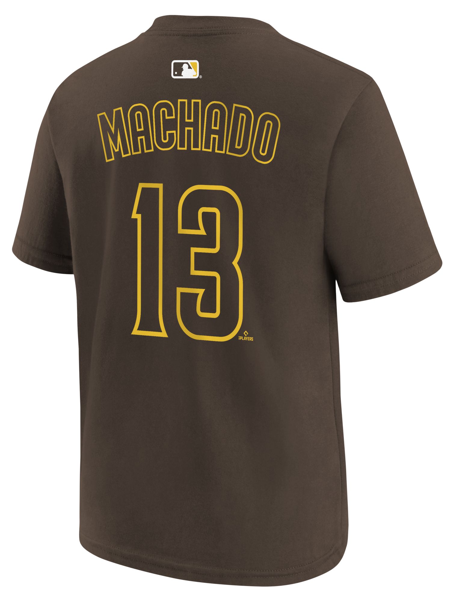 Nike Youth San Diego Padres Manny Machado #13 Brown Home T-Shirt product image