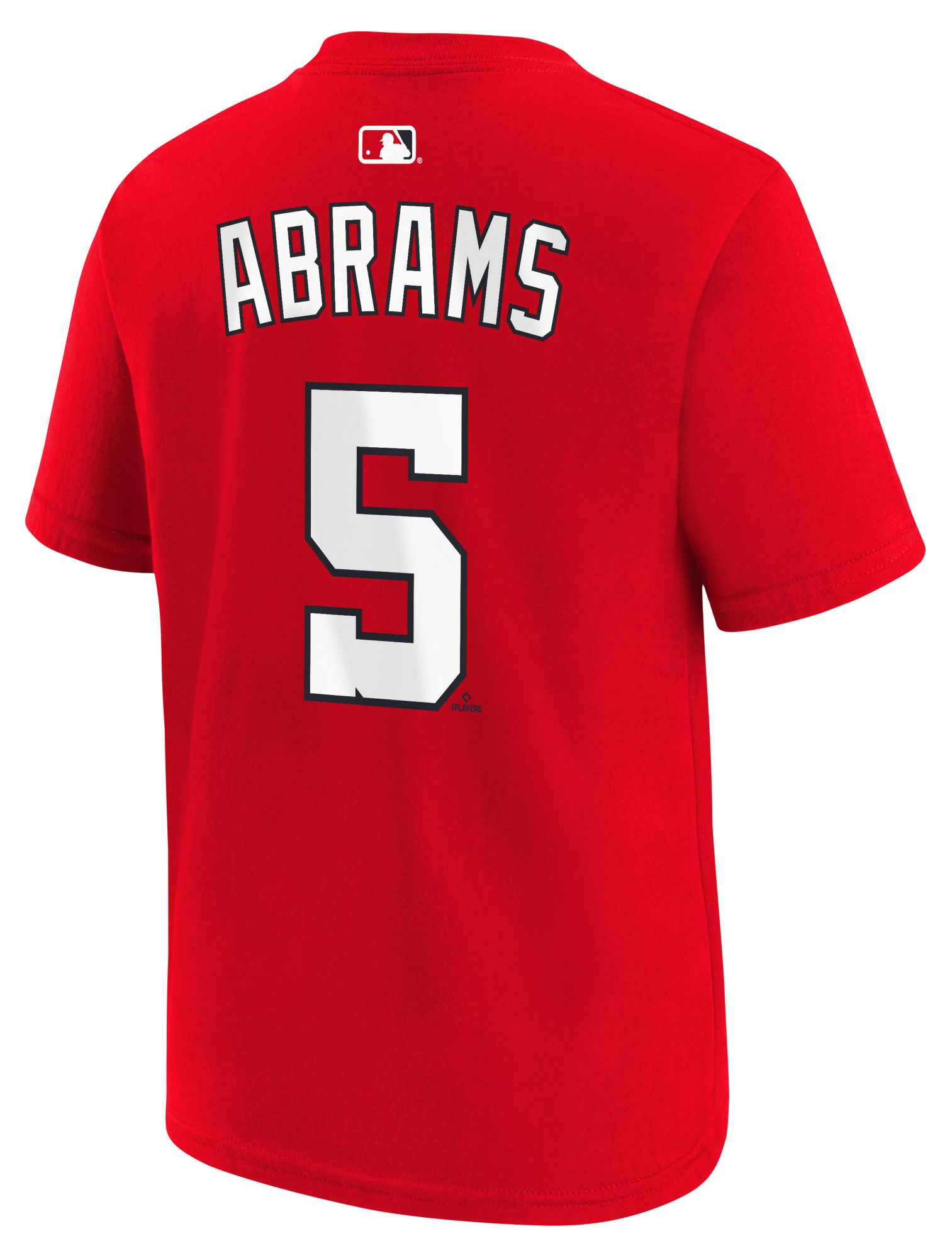 Nike Youth Washington Nationals CJ Abrams #5 Red Home T-Shirt