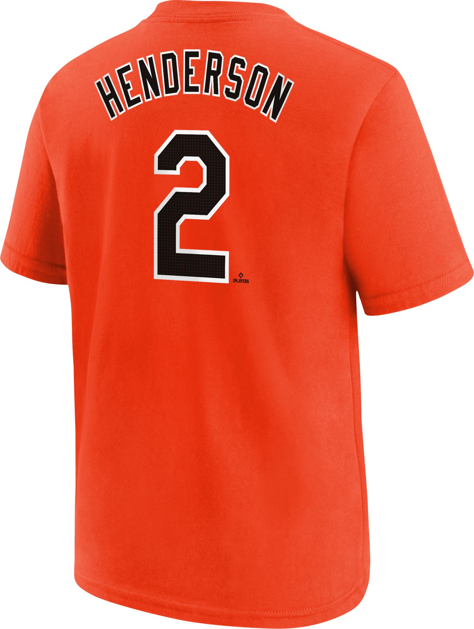 Nike Youth Baltimore Orioles Gunnar Henderson #2 Orange T-Shirt