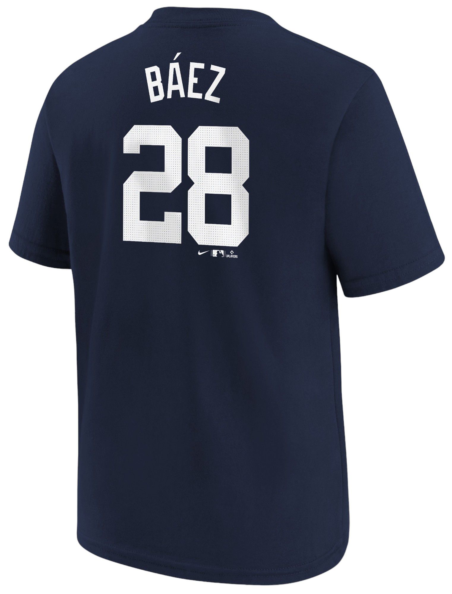 Nike Youth Detroit Tigers Javier Báez #28 Navy Home T-Shirt product image
