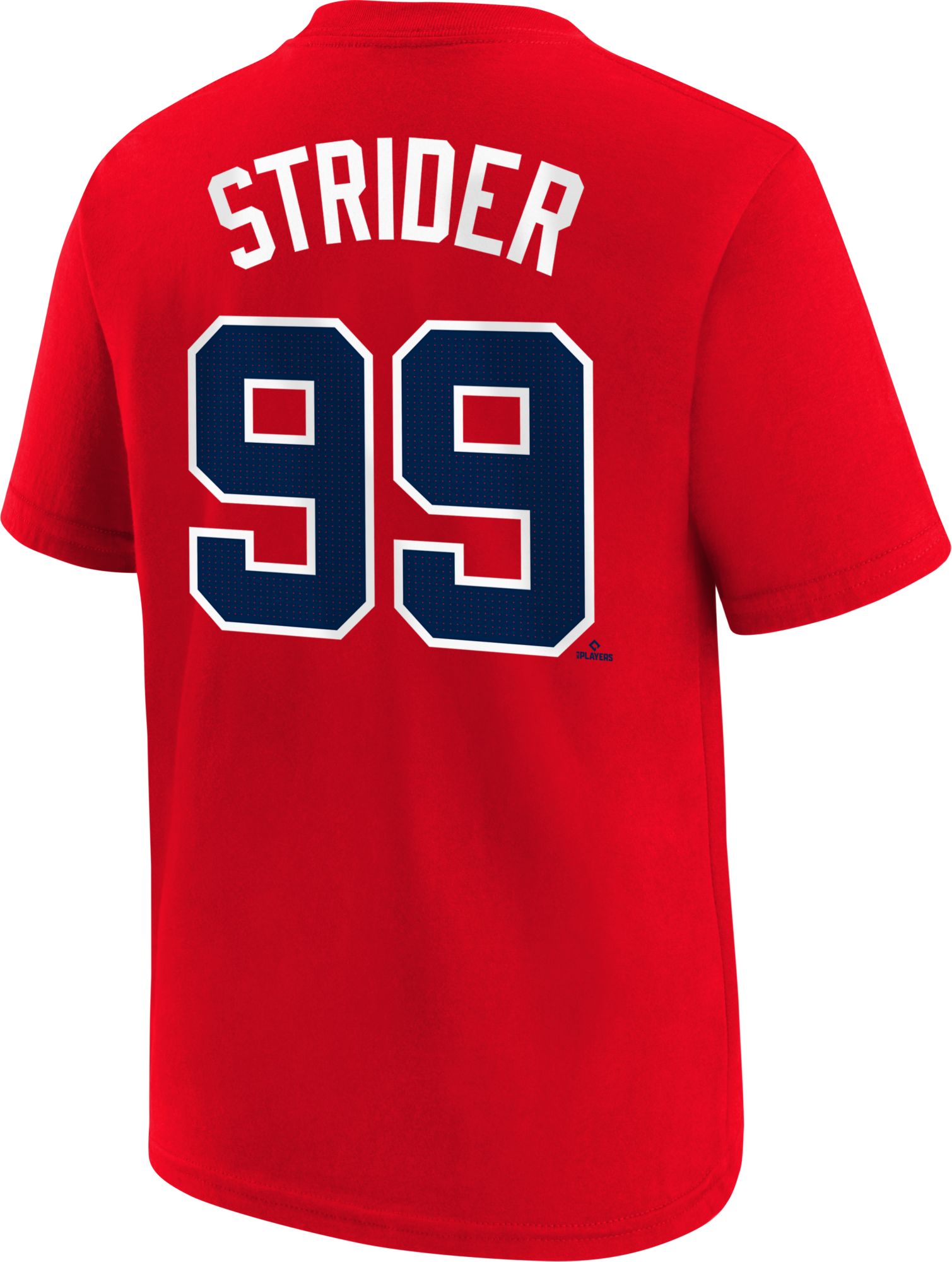 Nike Youth Atlanta Braves Spencer Strider #99 Red T-Shirt product image