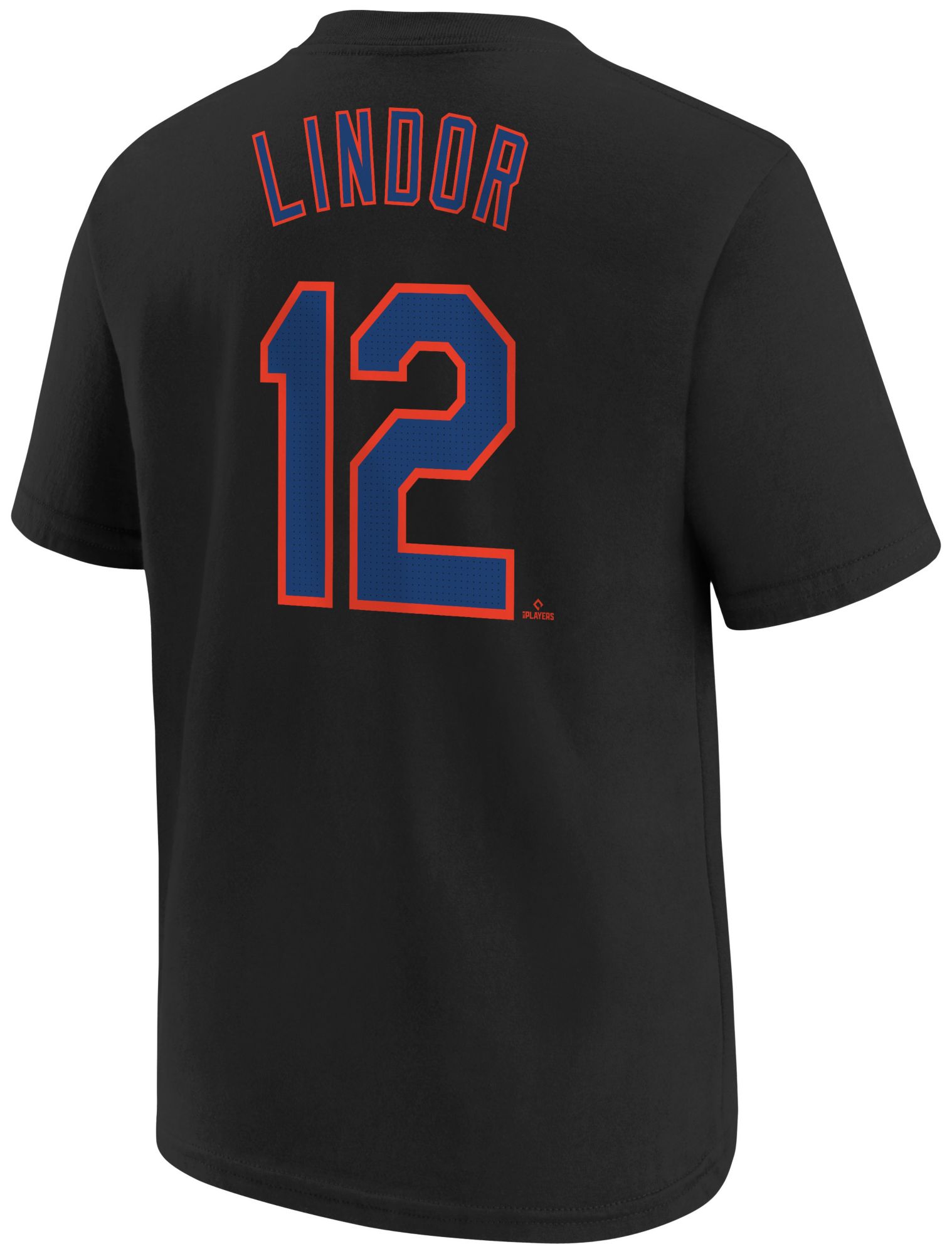 Nike Youth New York Mets Francisco Lindor #12 Black T-Shirt product image