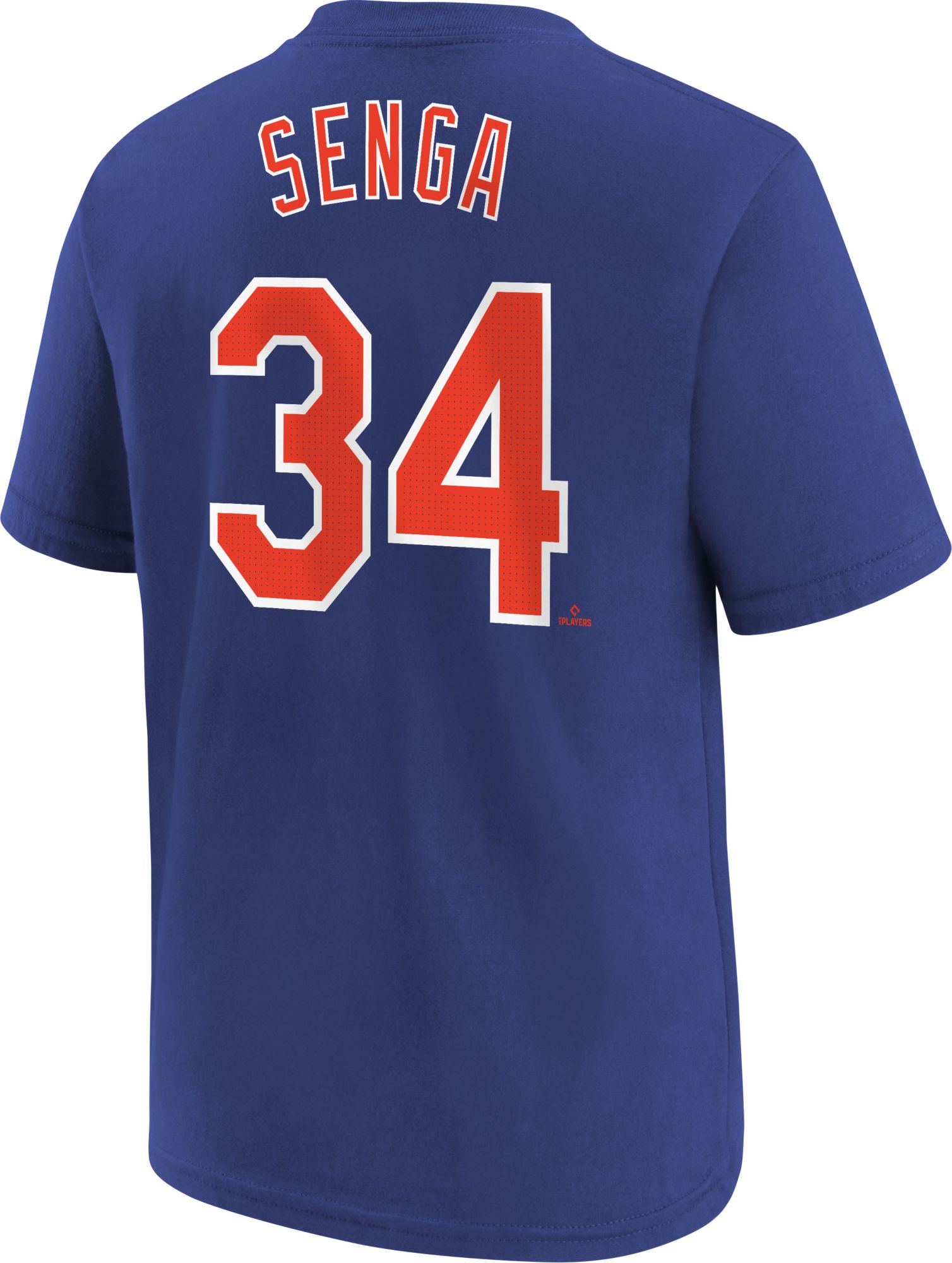 Nike Youth New York Mets Kodai Senga #34 Blue Home T-Shirt product image