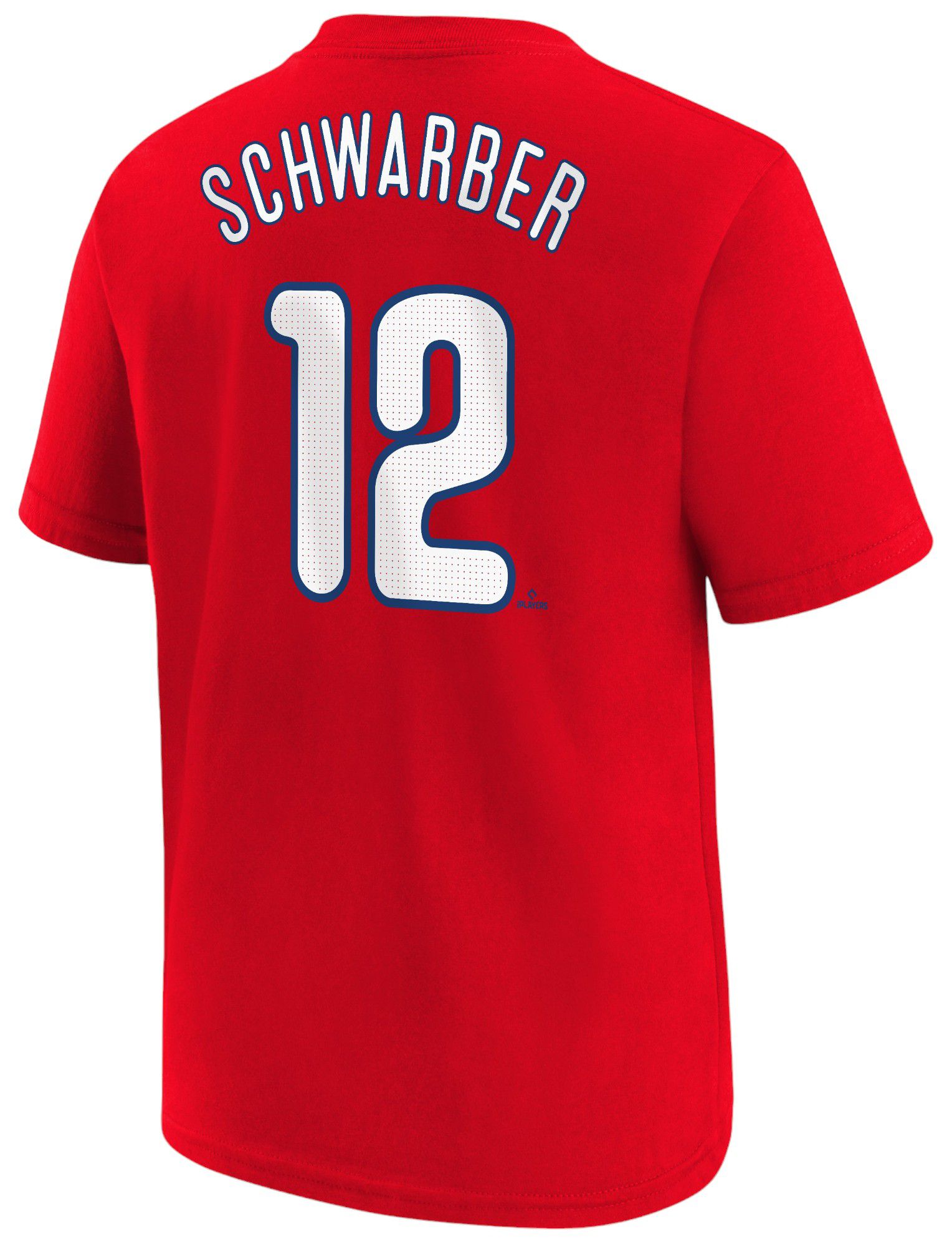 Nike Youth Philadelphia Phillies Kyle Schwarber #12 Red Home T-Shirt product image