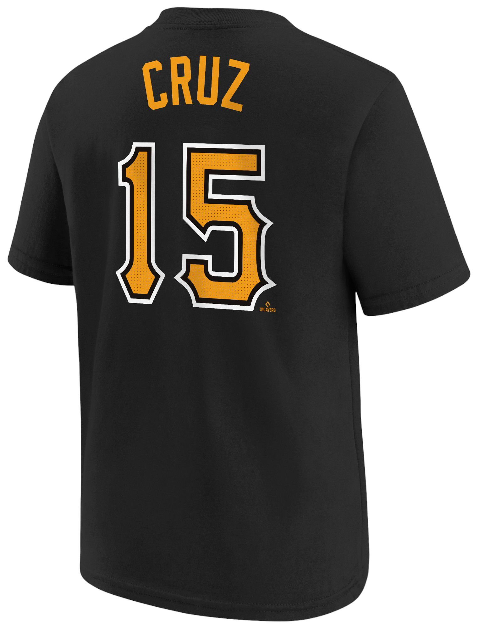 Nike Youth Pittsburgh Pirates Oneil Cruz #15 Black Home T-Shirt product image