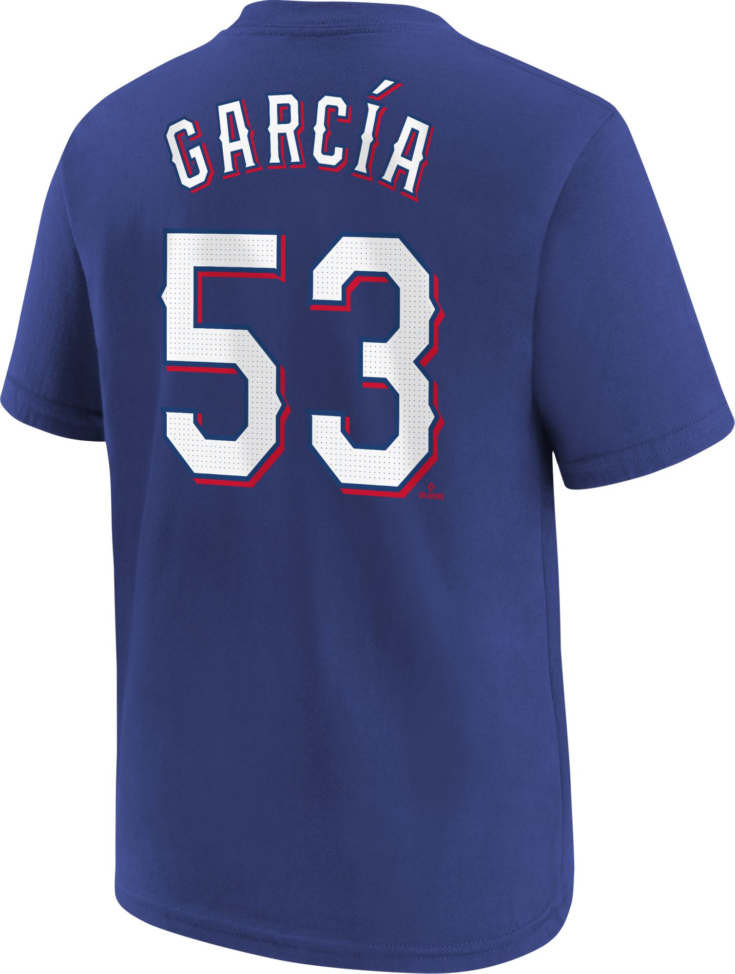 Nike Youth Texas Rangers Adolis García #53 Blue T-Shirt product image