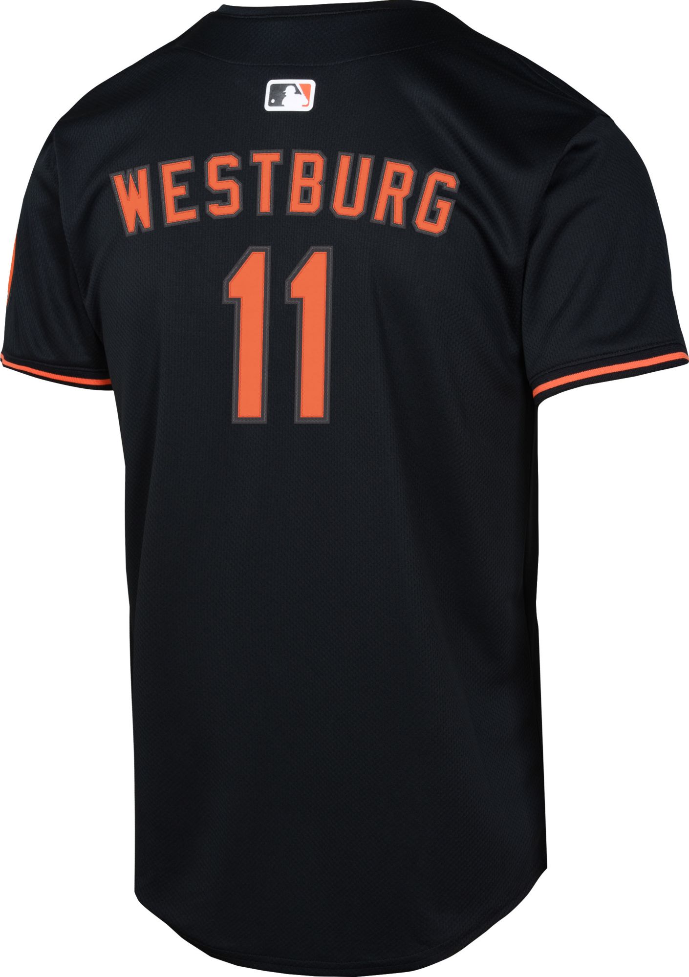 Nike Youth Baltimore Orioles Jordan Westburg #11 Black Limited Vapor Jersey product image