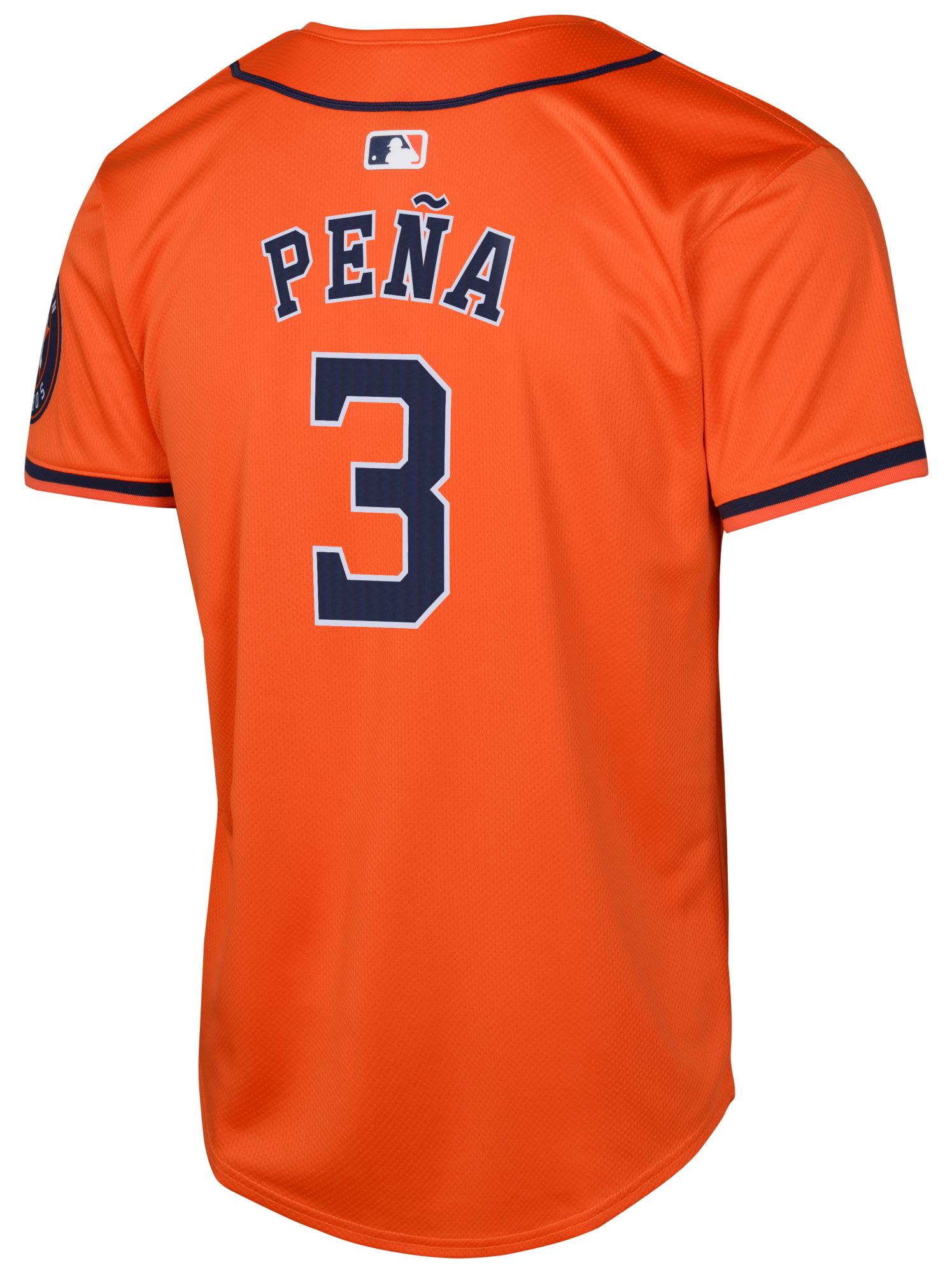 Nike Youth Houston Astros Jeremy Peña #3 Orange Alternate Cool Base Jersey product image