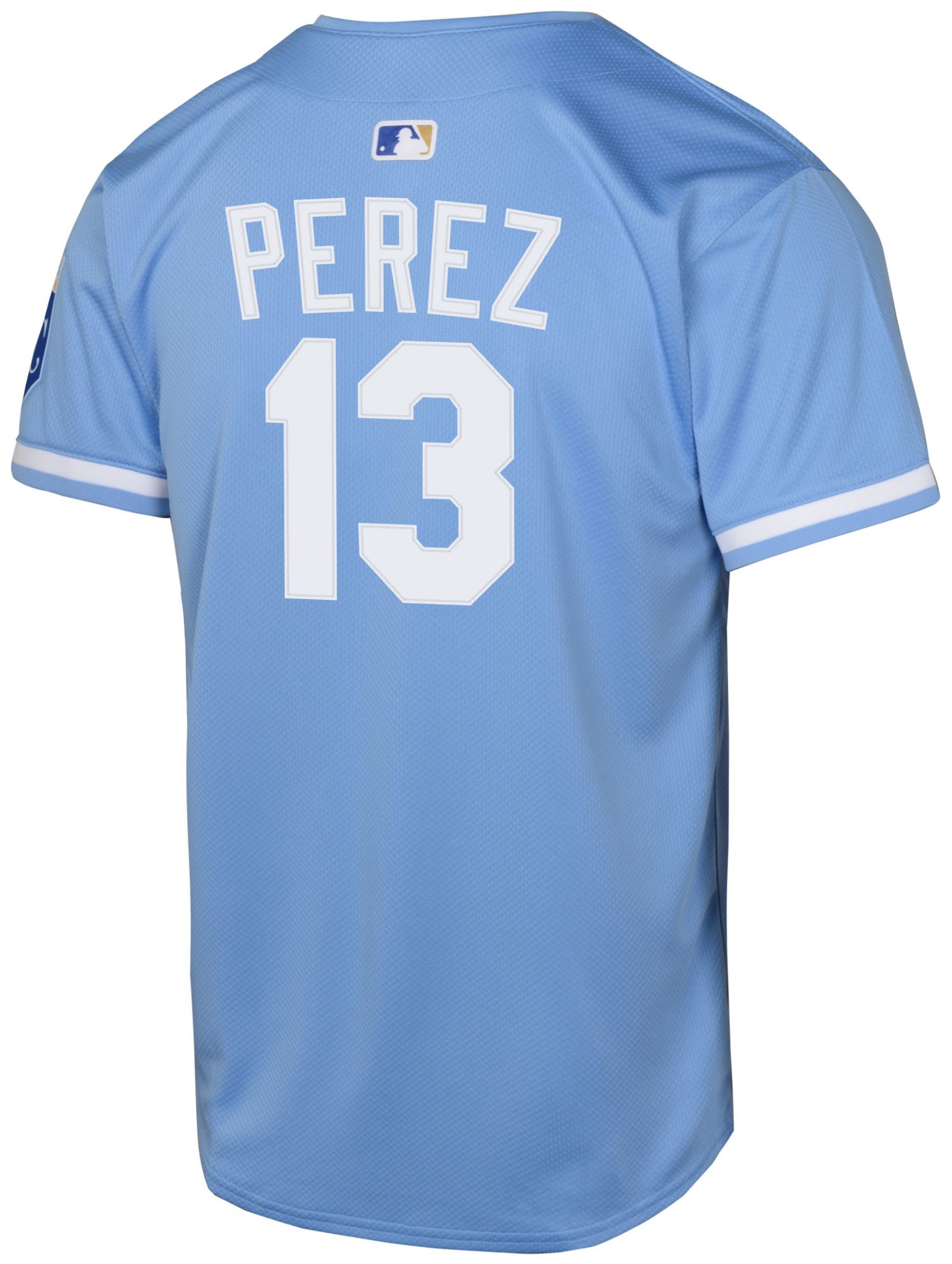 Nike Youth Kansas City Royals Salvador Perez #13 Light Blue Limited Jersey product image