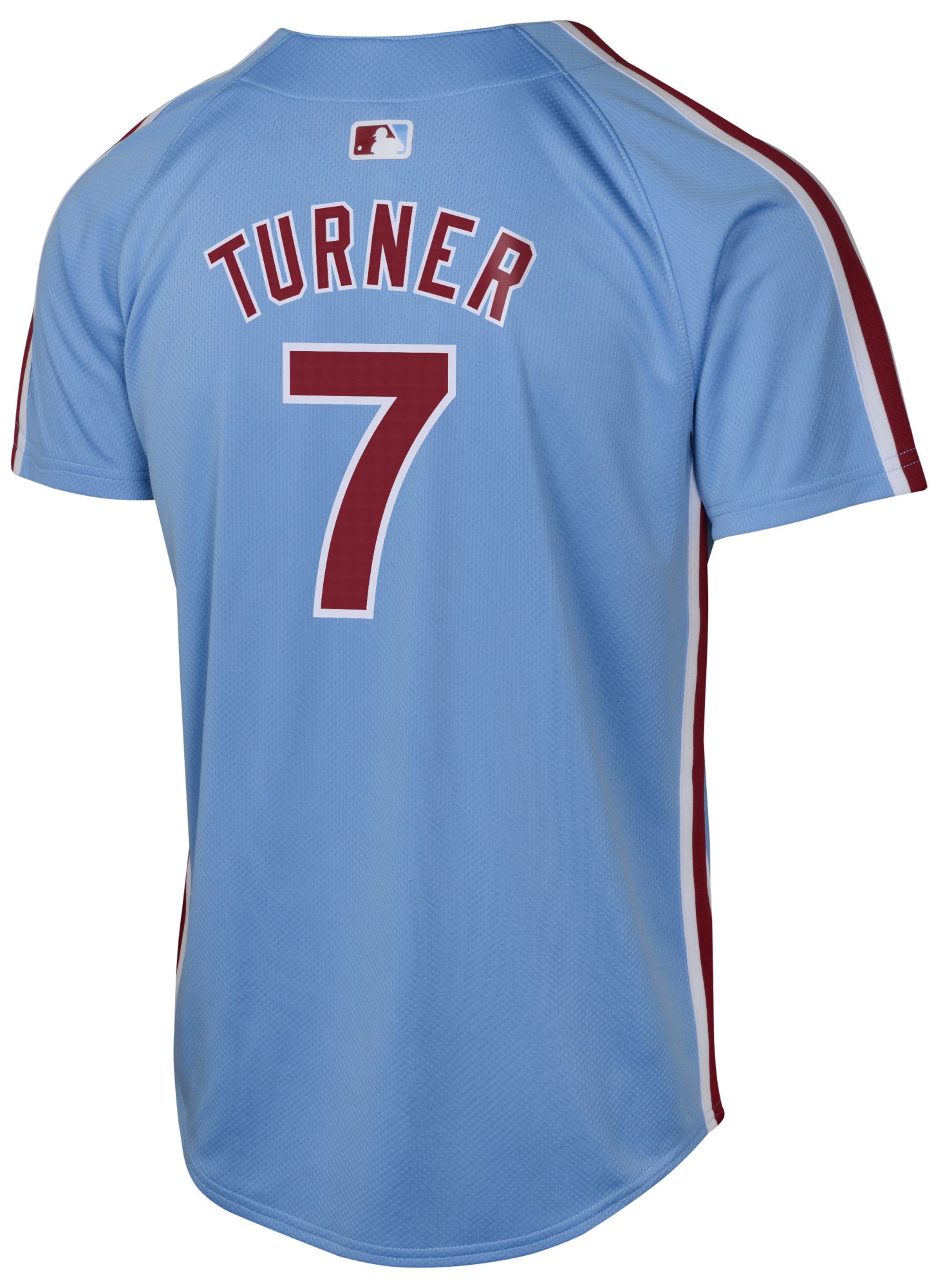 Nike Youth Philadelphia Phillies Trea Turner #7 Blue Alternate Cool Base Jersey product image