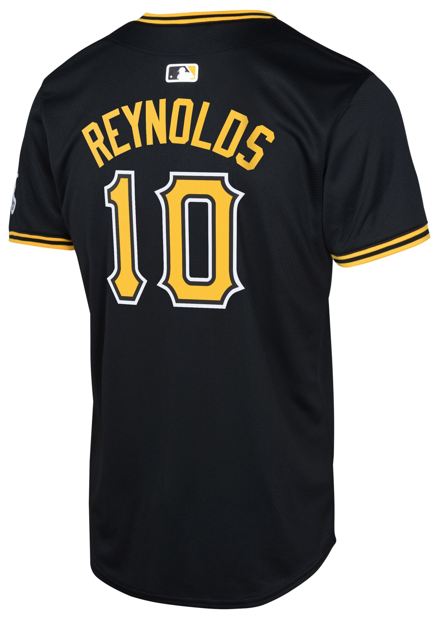 Nike Youth Pittsburgh Pirates Bryan Reynolds 10 Black Alternate Cool Base Jersey Dick s Sporting Goods