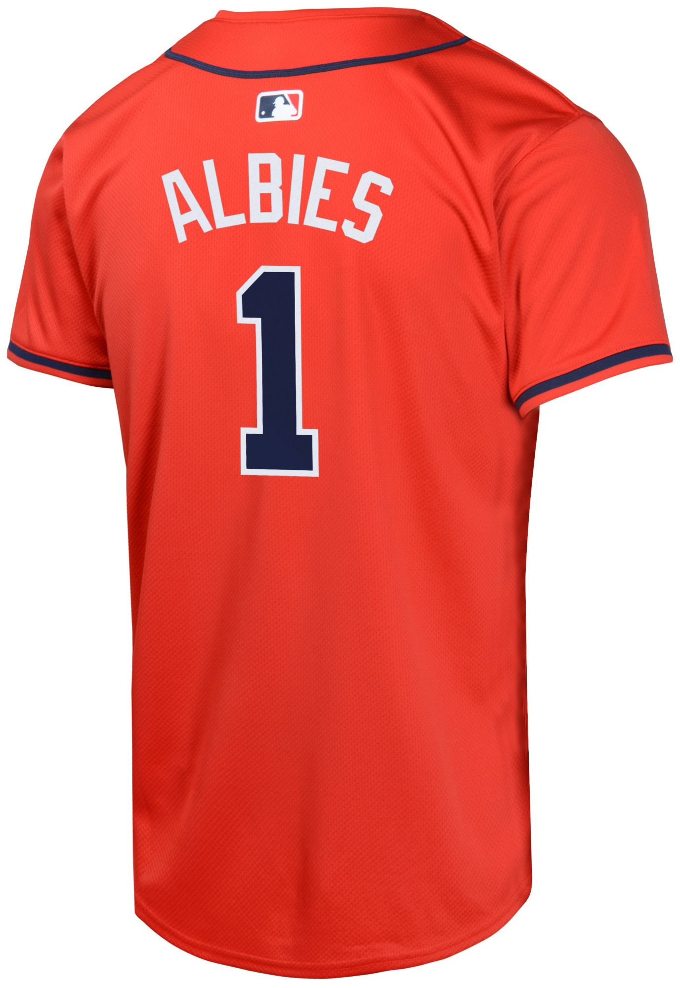 Nike Youth Atlanta Braves Ozzie Albies #1 Red Limited Jersey product image