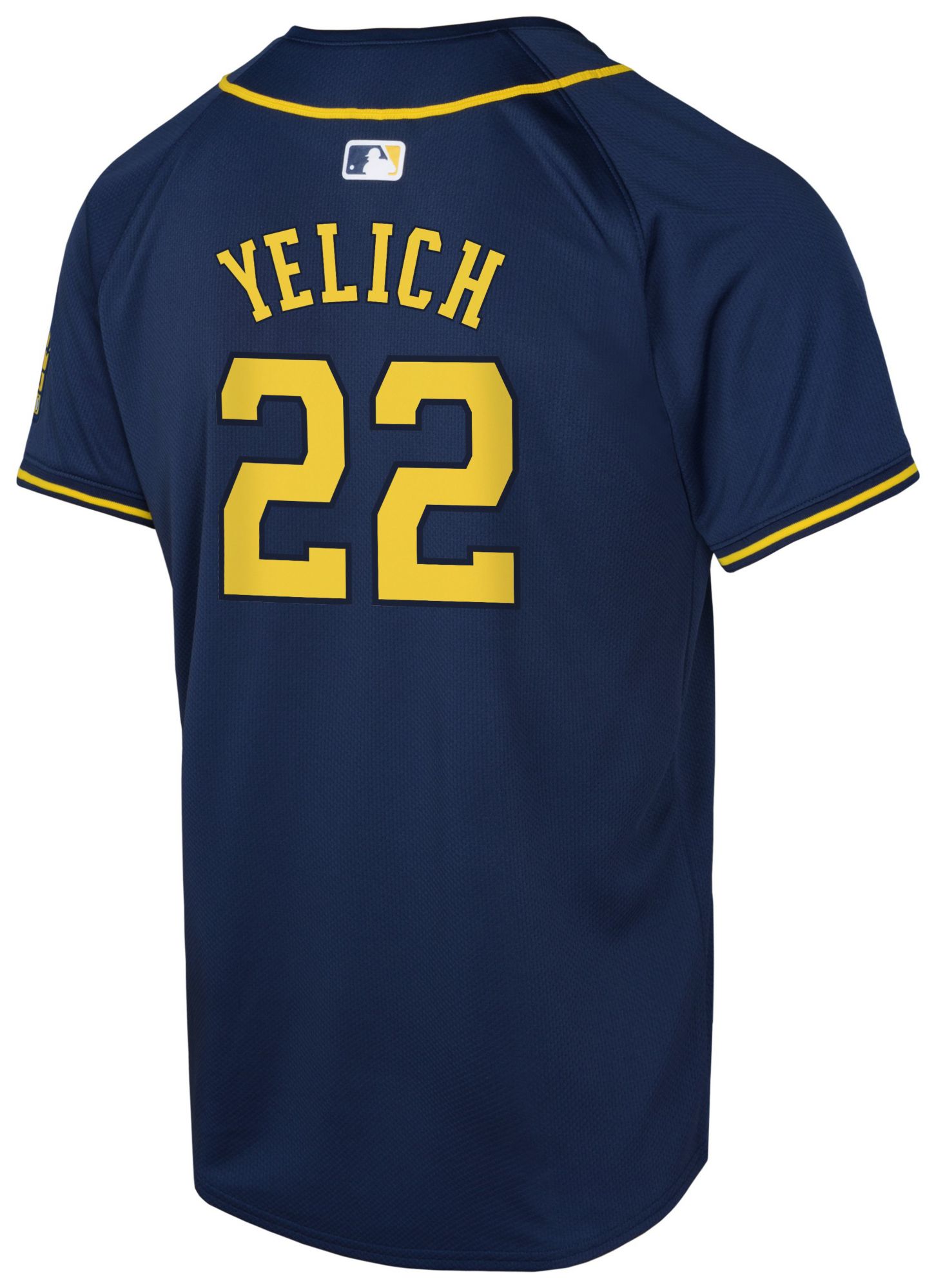 Nike Youth Milwaukee Brewers Navy Christian Yelich #22 Limited Jersey product image