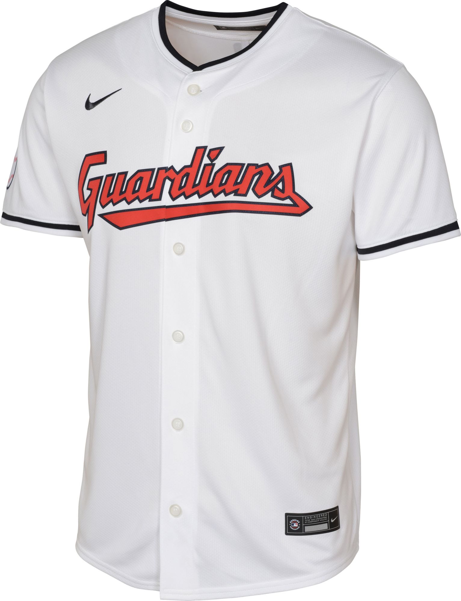 Nike Youth Cleveland Guardians Jose Ramirez #11 White Limited Vapor Jersey product image