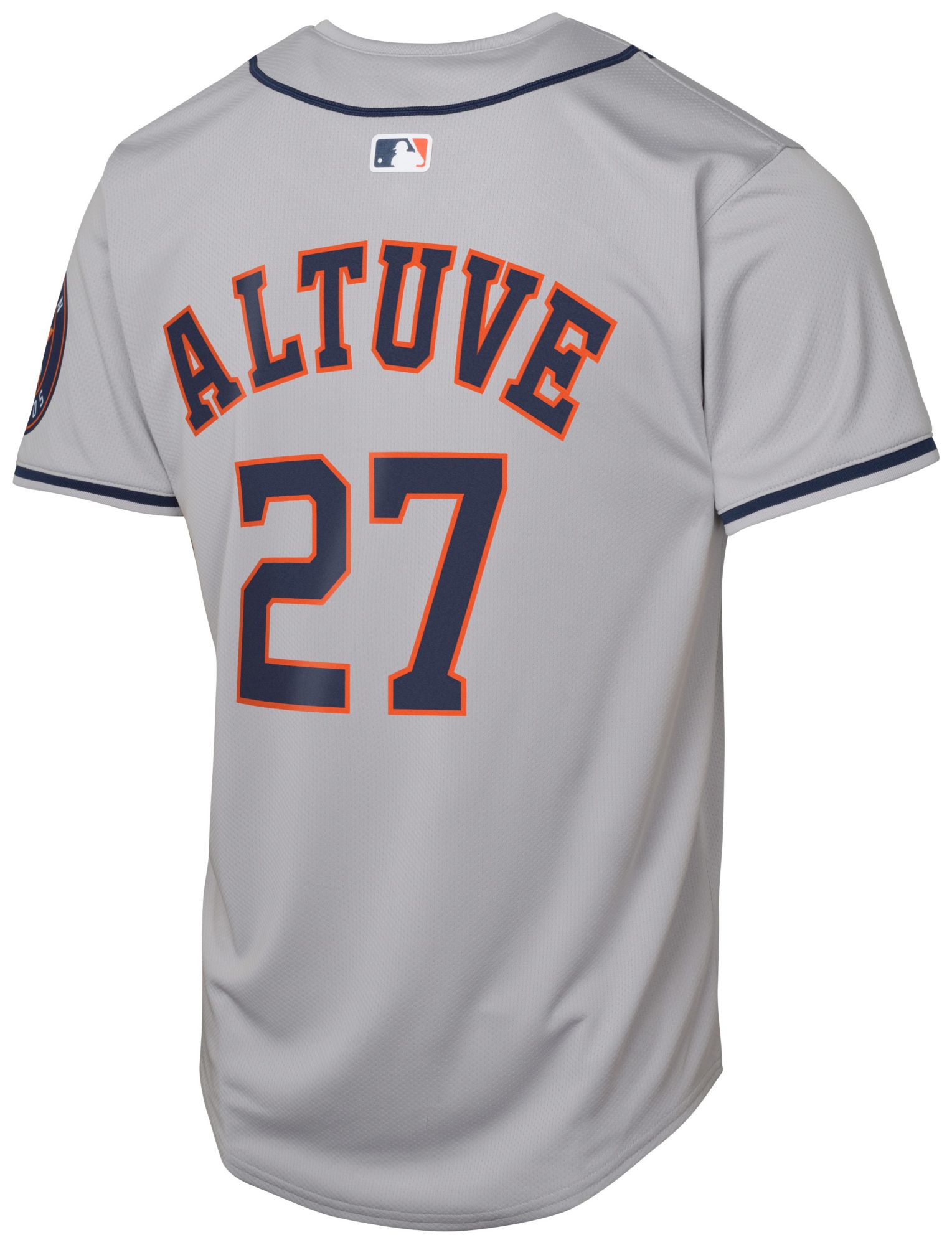 Nike Youth Houston Astros Jose Altuve #27 Grey Limited Jersey product image