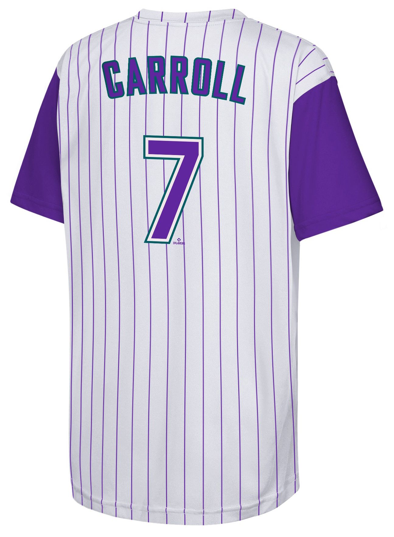 Nike Youth Arizona Diamondbacks Team Color Corbin Carroll #7 Triple Sublimation T-Shirt product image