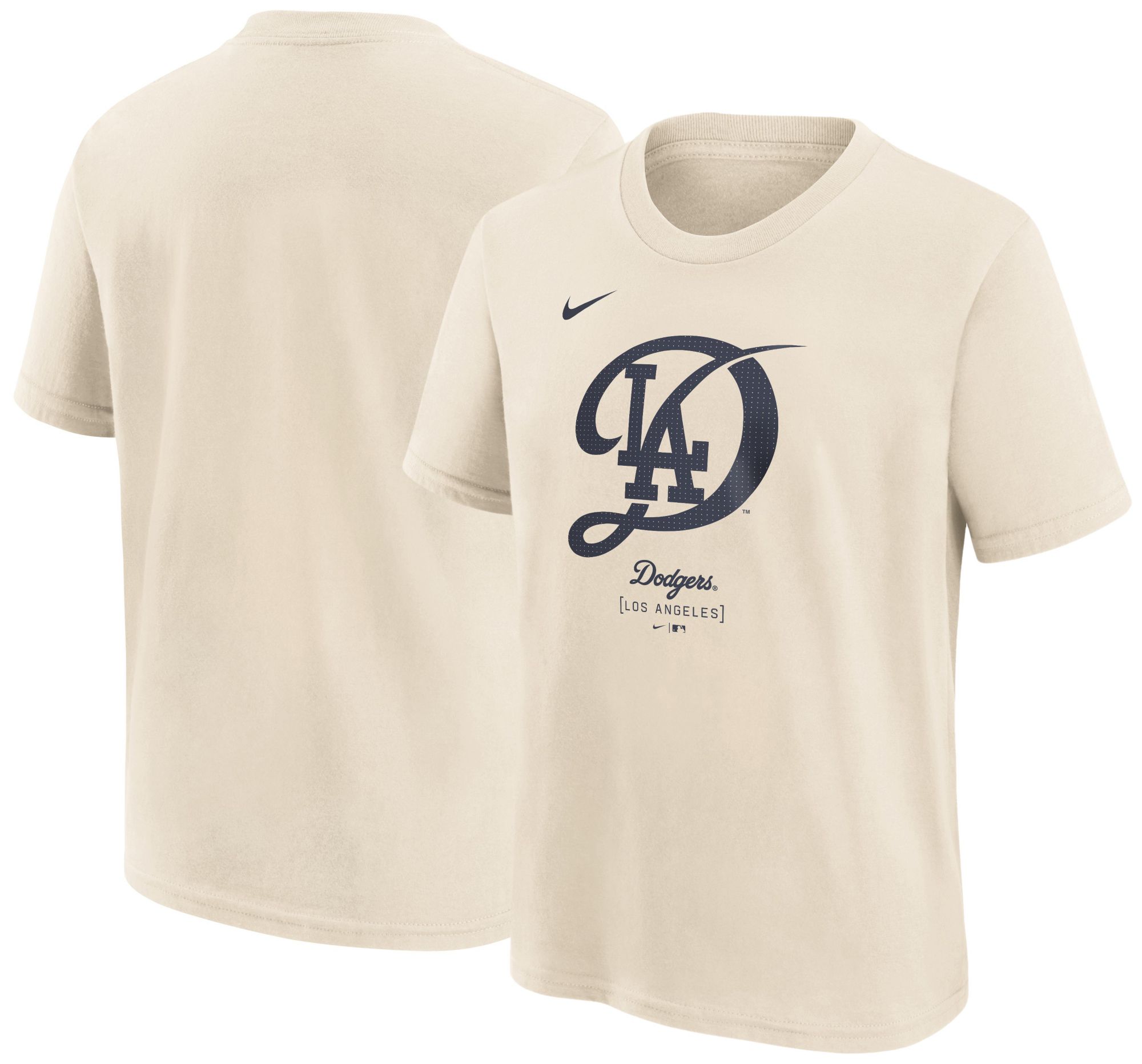 Nike Youth Los Angeles Dodgers City Connect Tan Logo T-Shirt product image