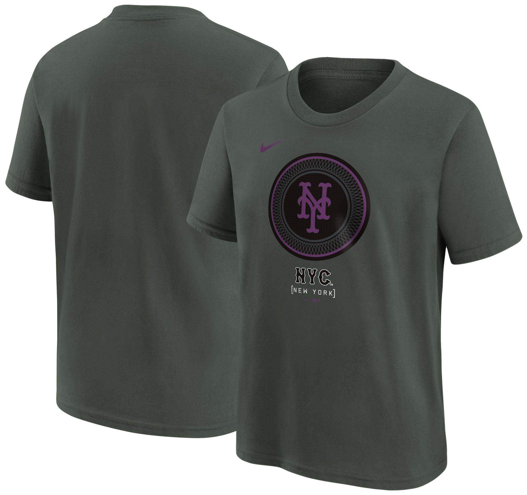 Nike Youth New York Mets City Connect Black Logo T-Shirt product image