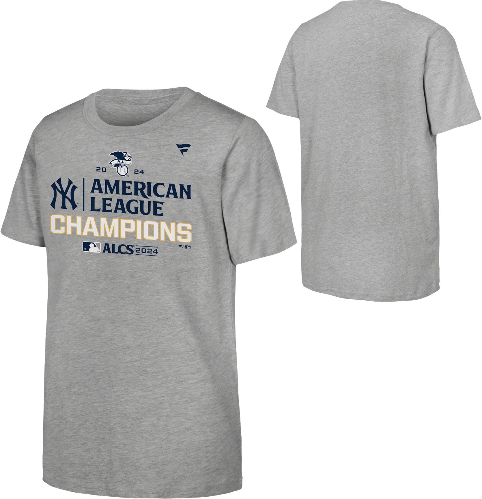 MLB Team Apparel 2024 ALCS Champions Youth New York Yankees Locker Room T-Shirt product image