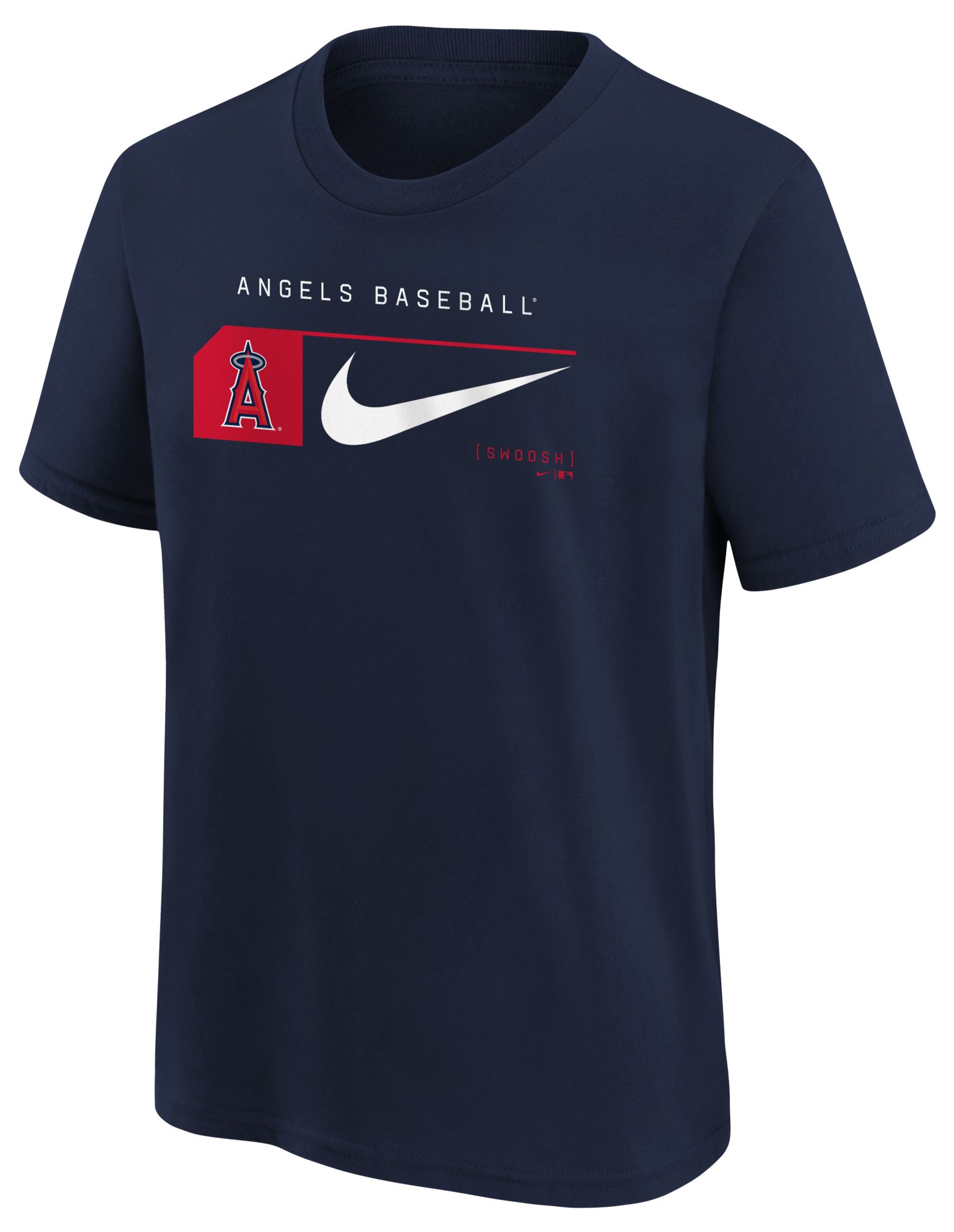 Nike Youth Los Angeles Angels Navy Swoosh Lock TShirt Dick's