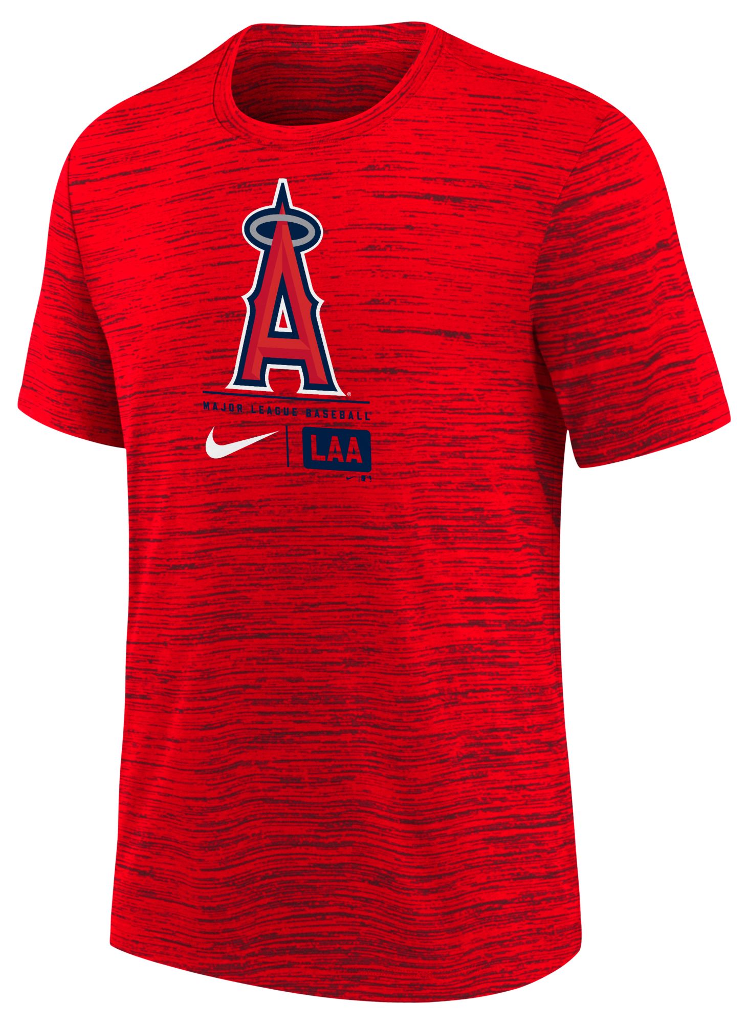 Nike Youth Los Angeles Angels Red Logo Velocity TShirt Dick's