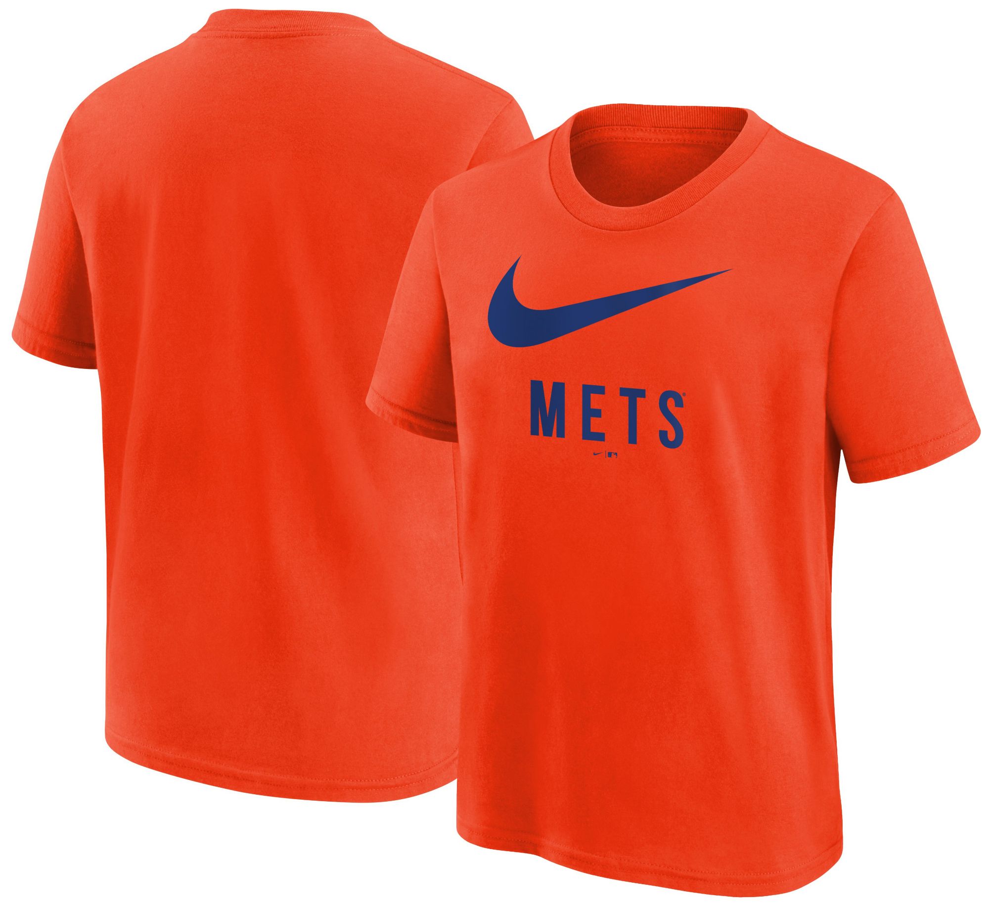 Nike Youth New York Mets Orange Swish Cotton T-Shirt product image