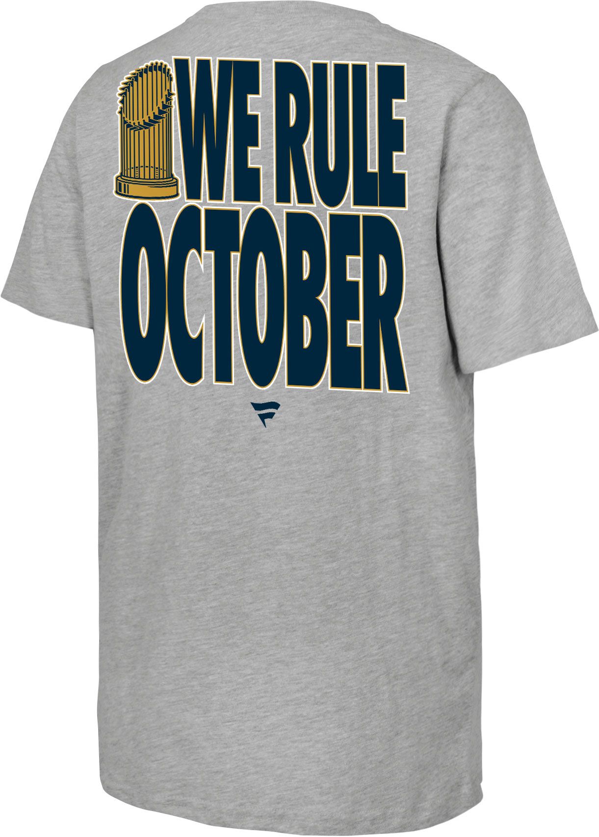 MLB Team Apparel Youth Los Angeles Dodgers 2025 World Series Champions 2-Hit Authentic Locker Room T-Shirt product image