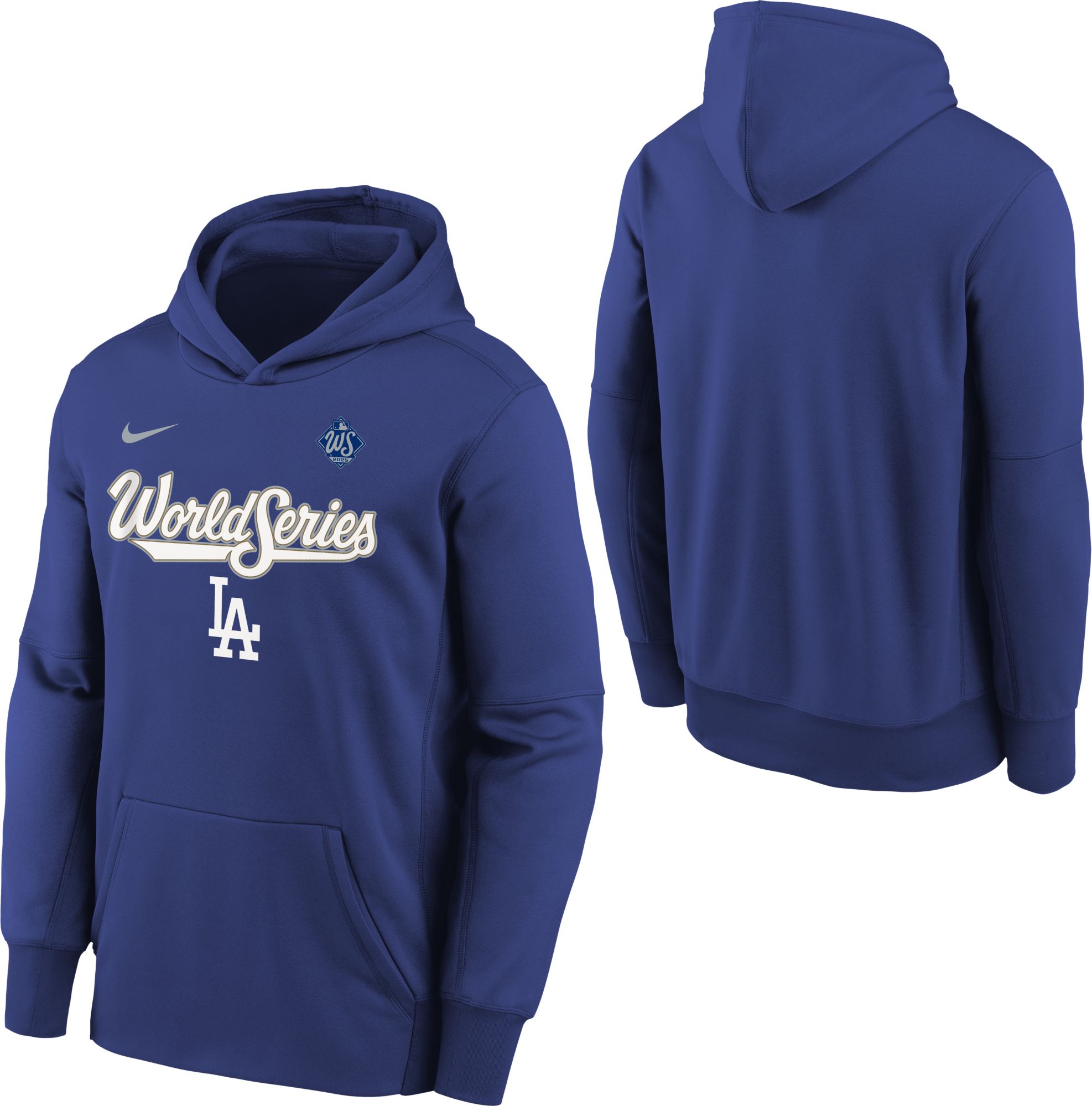 Nike Youth Los Angeles Dodgers 2025 World Series Bound Dugout Authentic Collection Hoodie product image