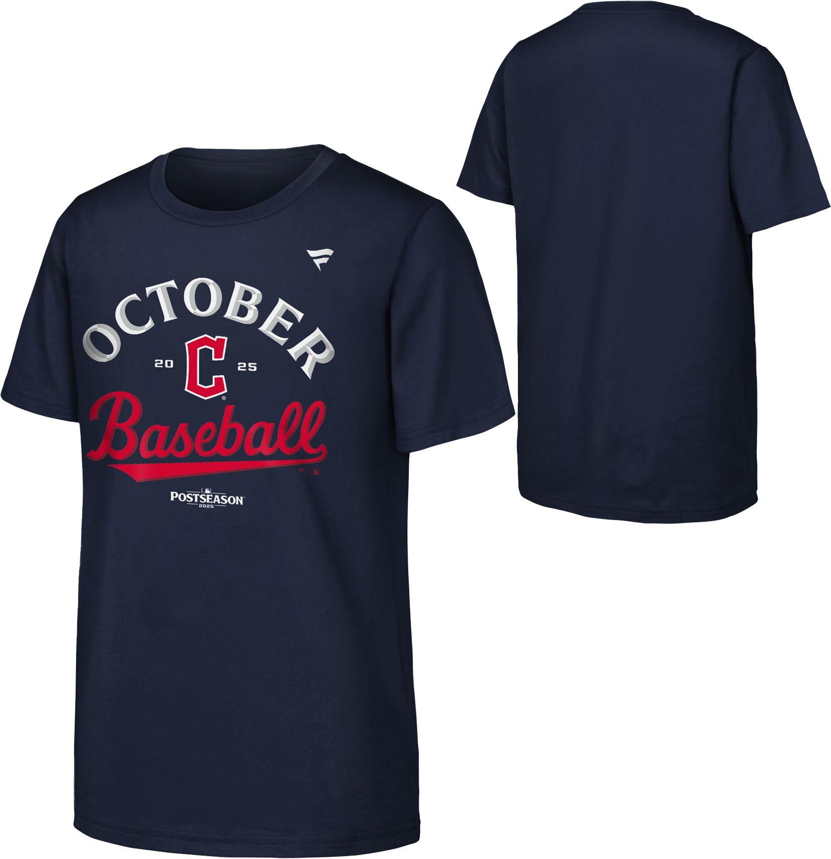 MLB Team Apparel Youth Cleveland Guardians 'October Baseball' 2025 Postseason Participant Locker Room T-Shirt product image