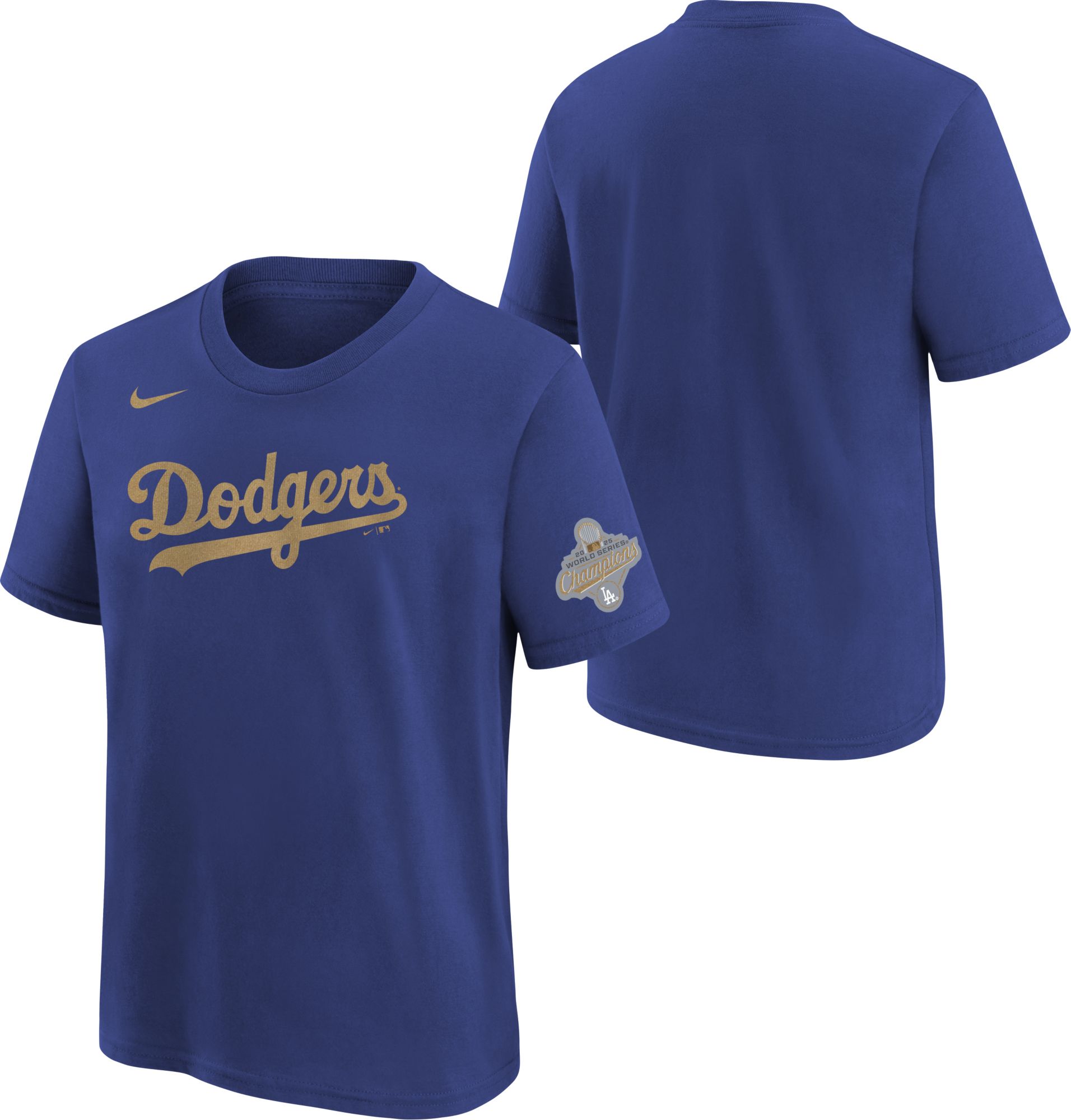 Nike Youth Los Angeles Dodgers 2026 Gold Collection Wordmark T-Shirt product image